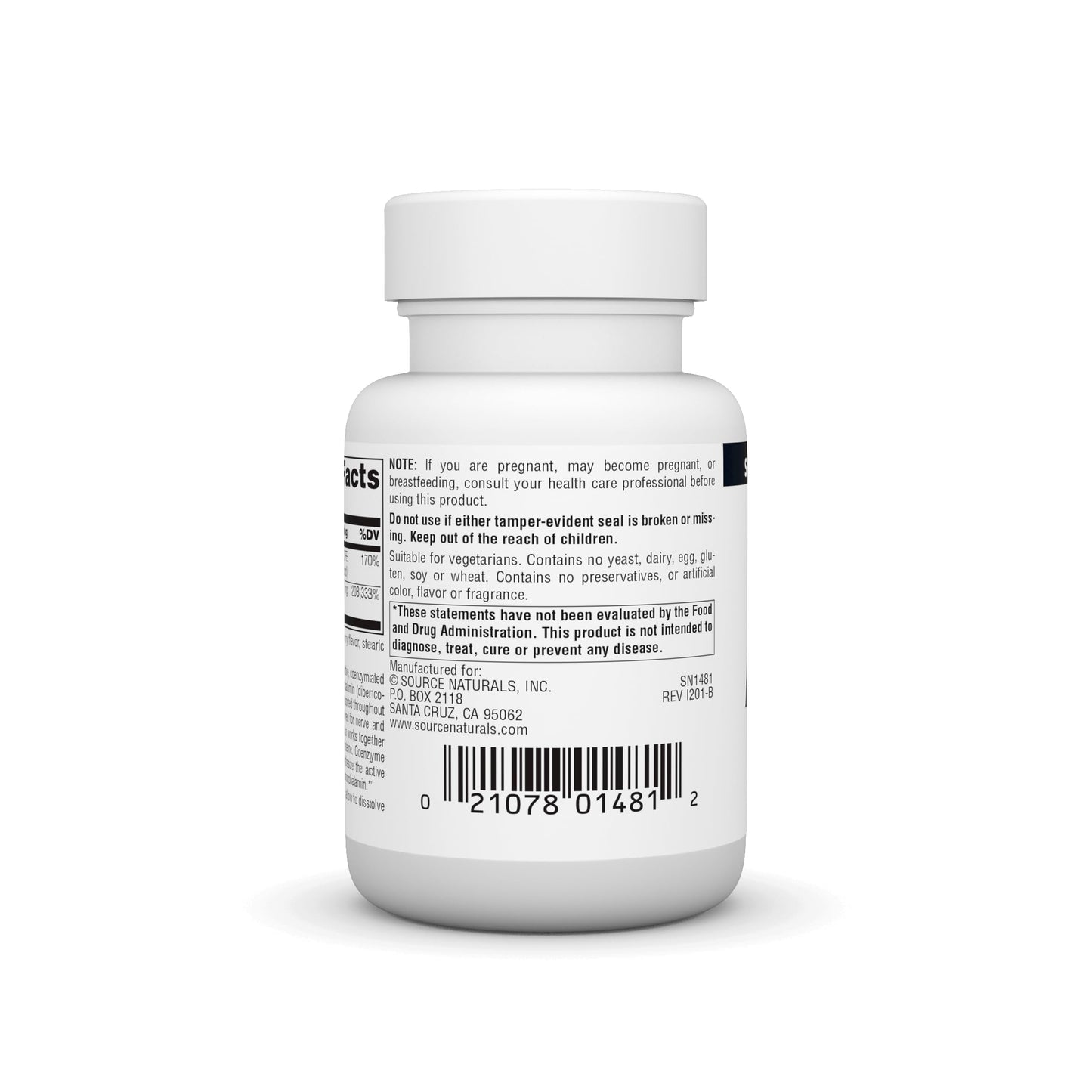 Source Naturals Advanced B-12 Complex 5 mg Lozenge, 60 Lozenges