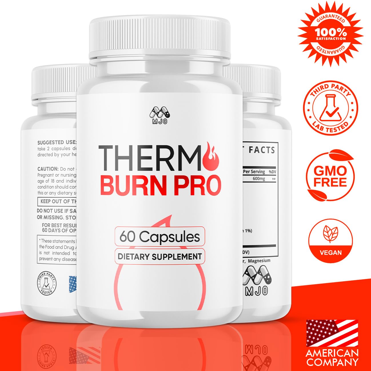 MJO Thermo Burn Pro Capsules 300 Capsules