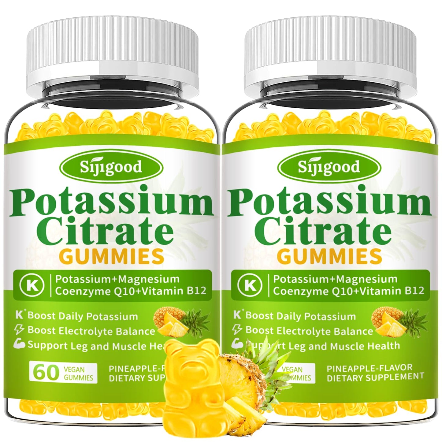 Sijigood Potassium Citrate Gummies 120 Count