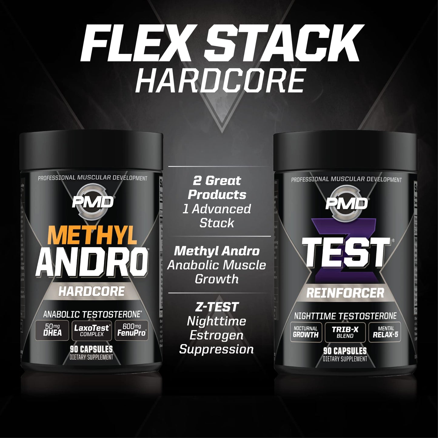 PMD Sports Flex Stack Hardcore 24-Hour Healthy Stack 1 Capsule
