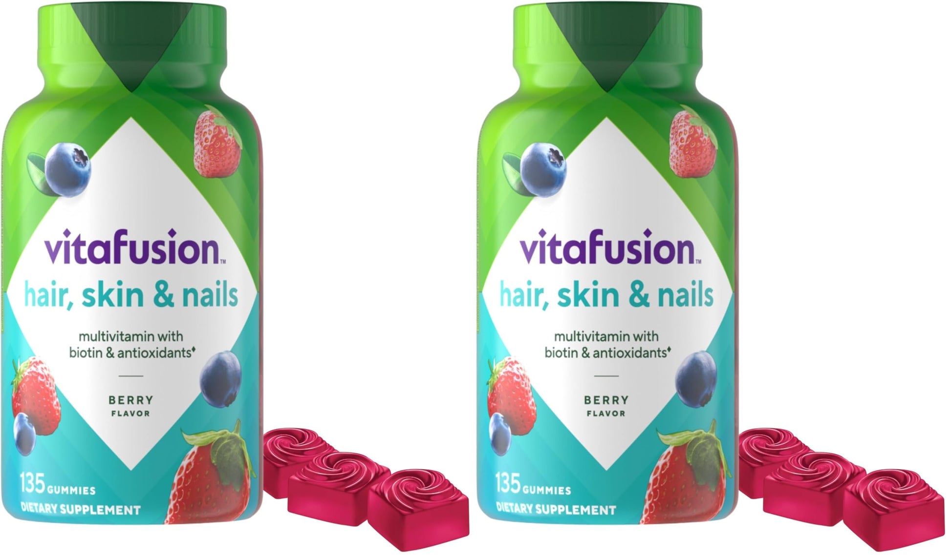 Vitafusion Gorgeous Hair/Skin & Nails Multivitamin Gummy, 270 Gummies