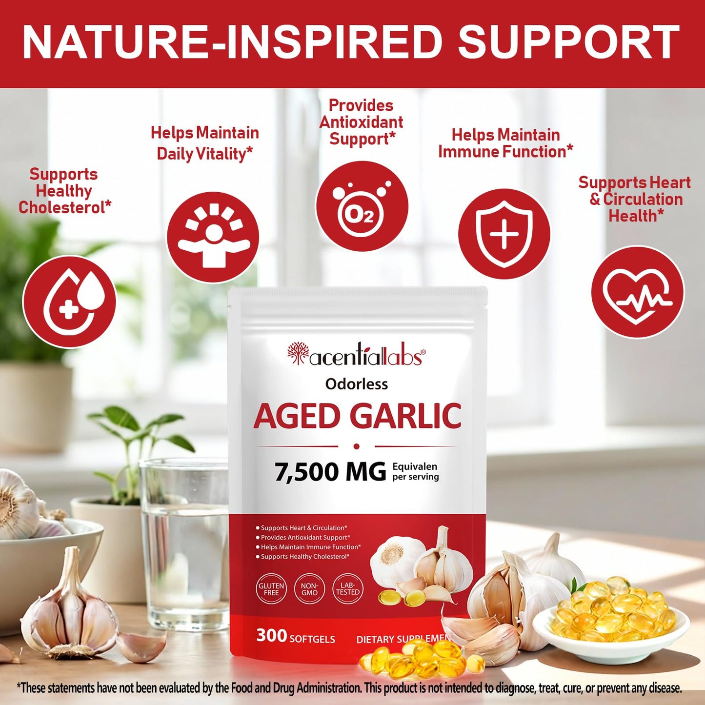 EIFTG Aged Garlic Extract Capsules 240 Count