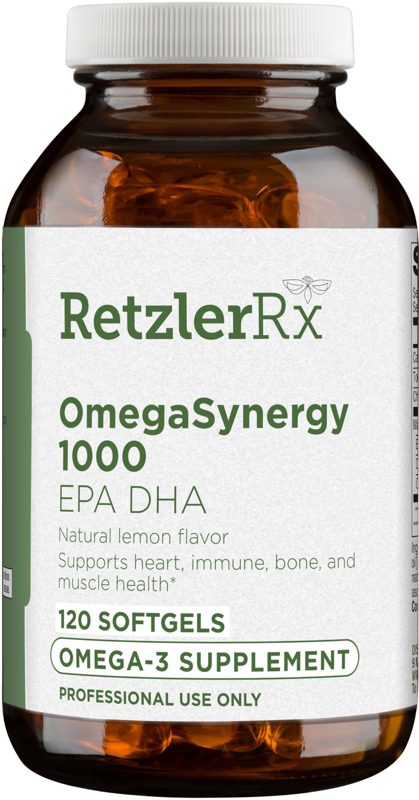 HormoneSynergy OmegaSynergy EPA-DHA 1000 mg Softgels, 120 Softgels