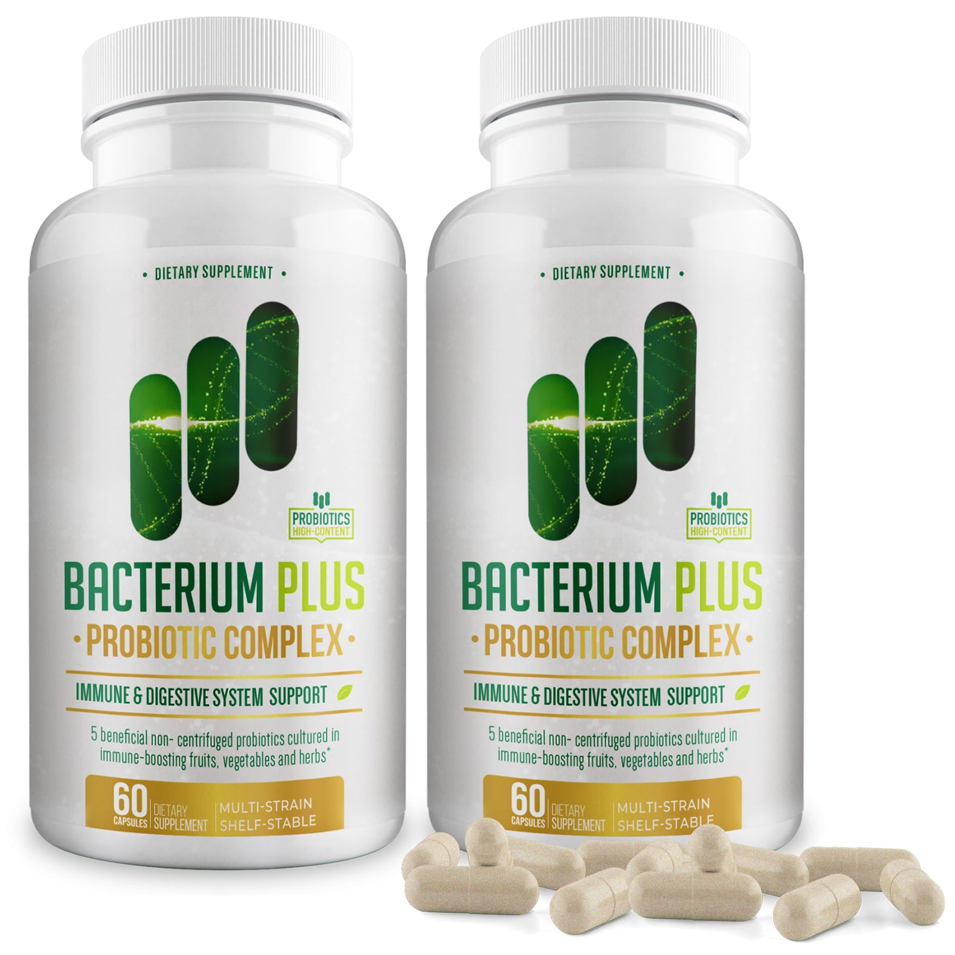BACTICURE Bacterium Plus Capsules 120 Count