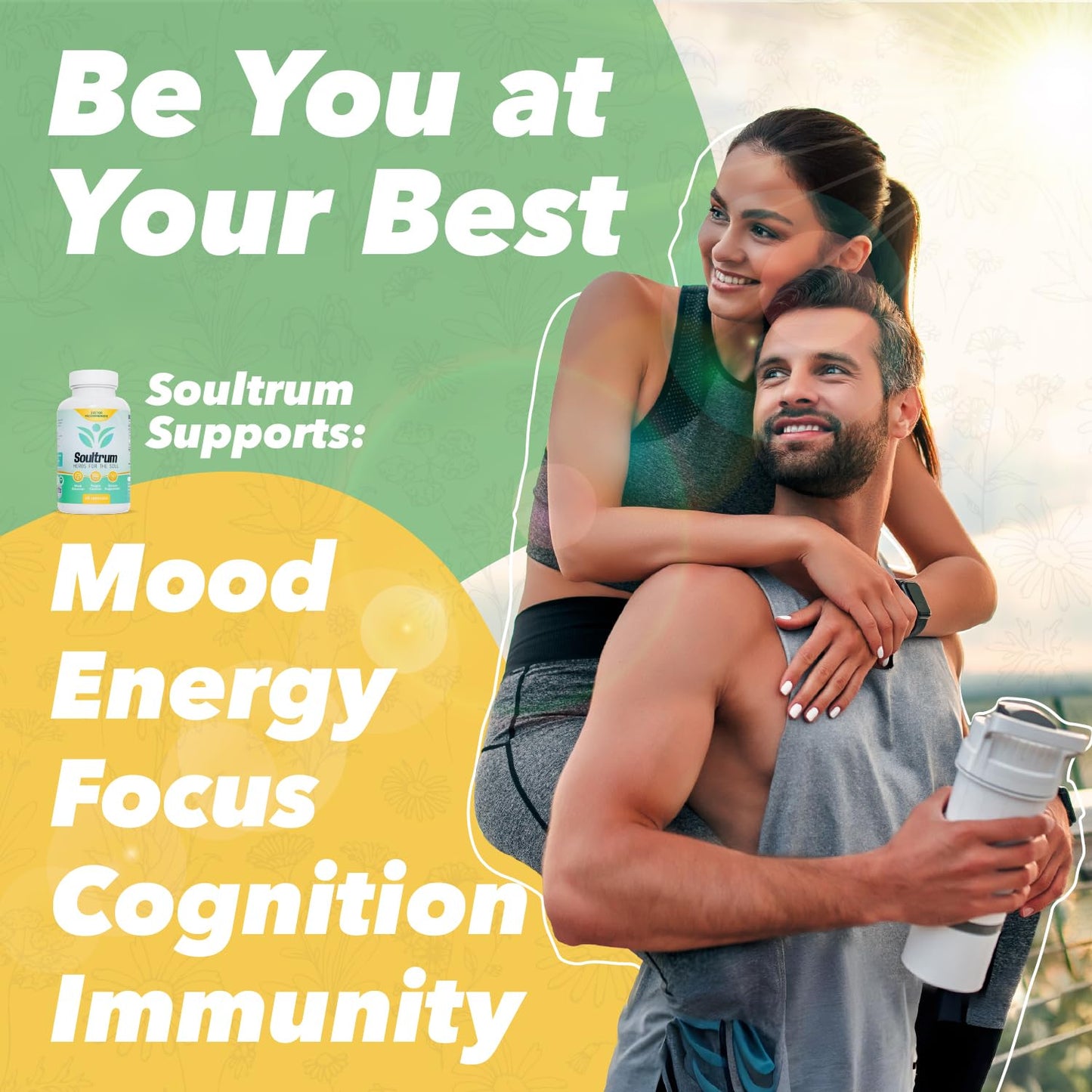 Soultrum Mood Support Supplement Capsule, 60 Capsules