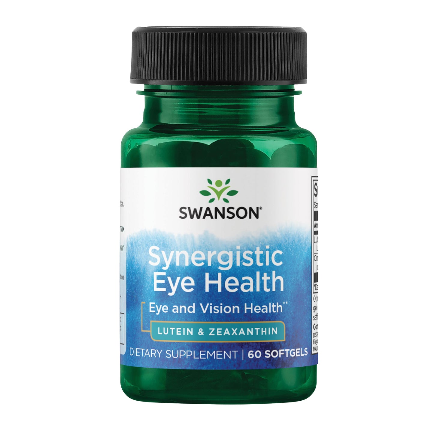 Swanson Synergistic Eye Health Lutein and Zeaxanthin Supplement Softgels 60 Count