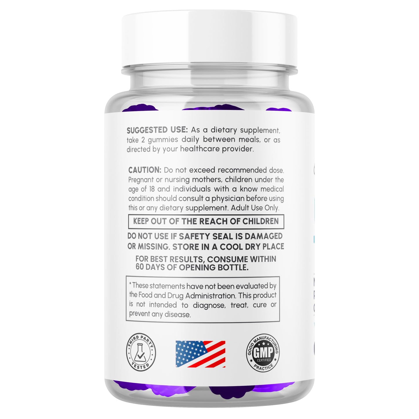 MJO Ultra TRT Gummies for Men Chewable 120 Count