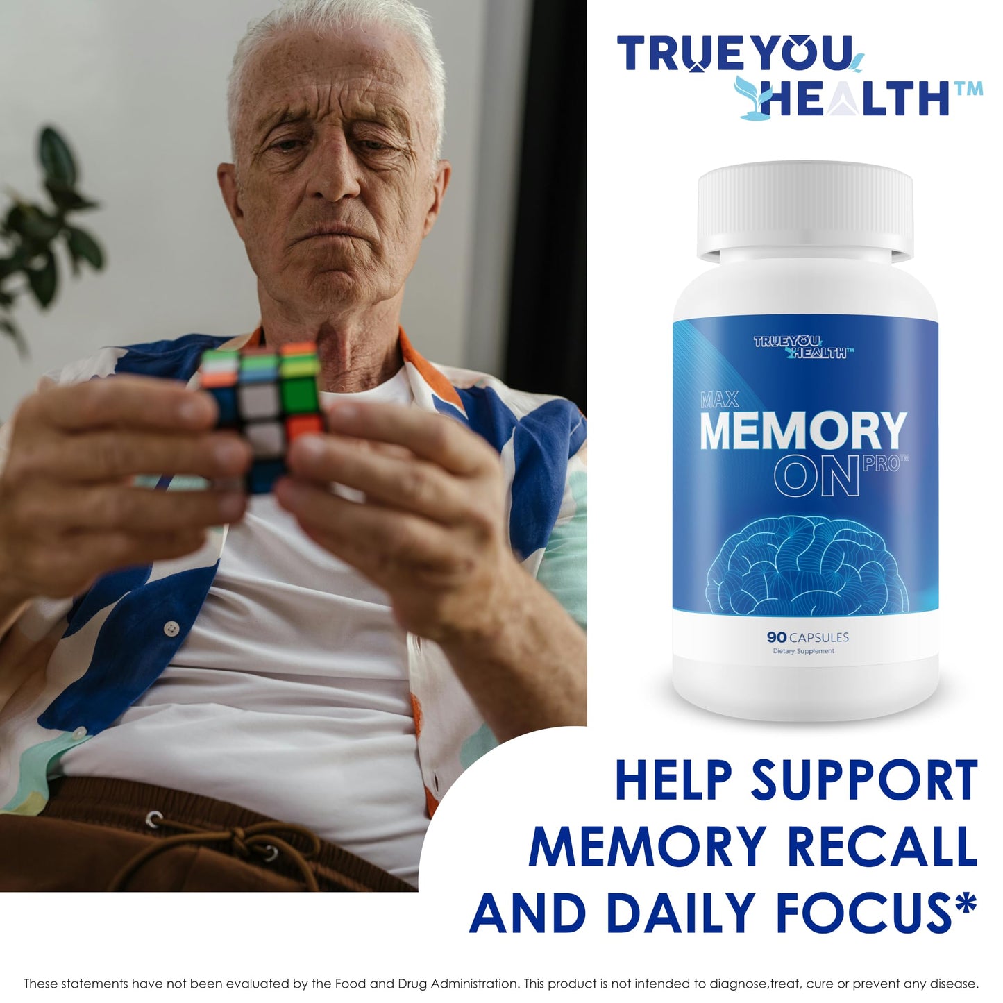 True You Health Max Memory On Pro 90 Capsules
