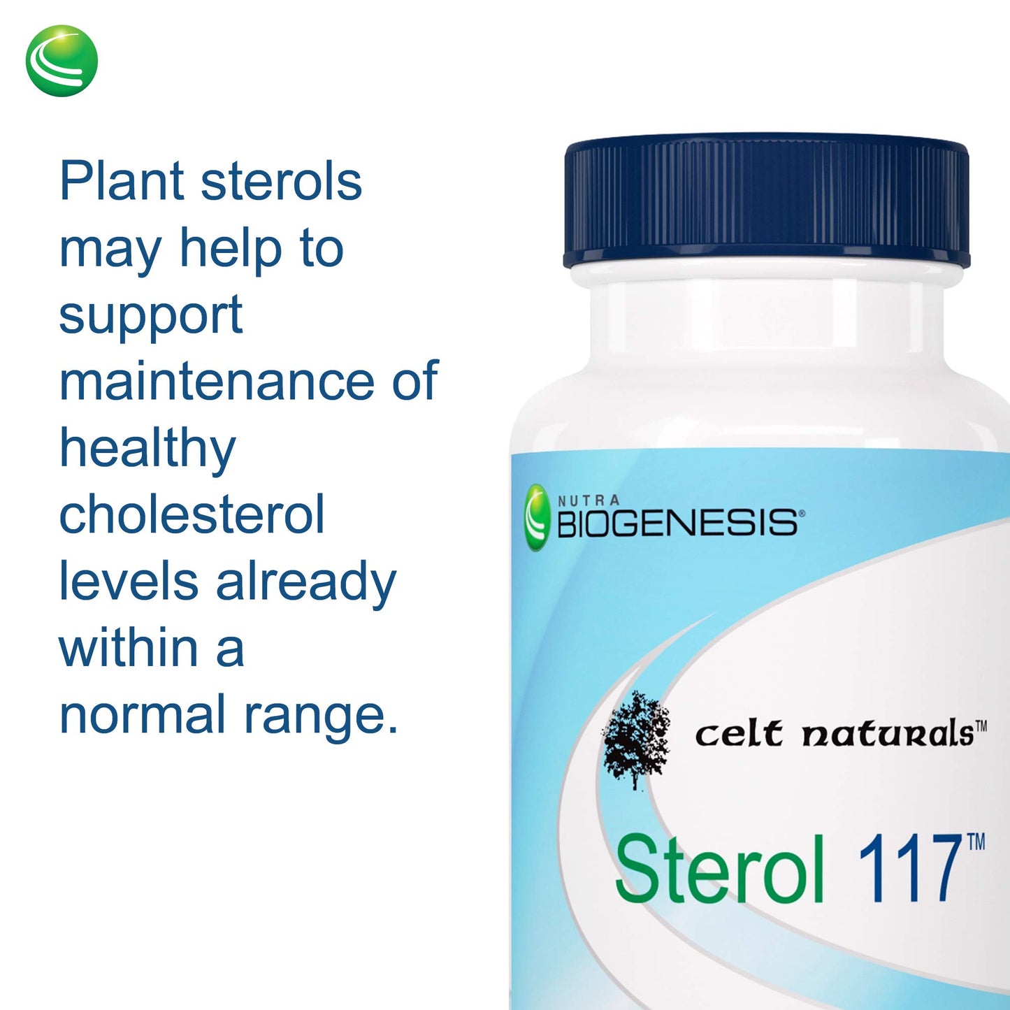 Nutra BioGenesis Sterol 117 Plant Sterols and Pine Bark Extract Capsules, 30 Count