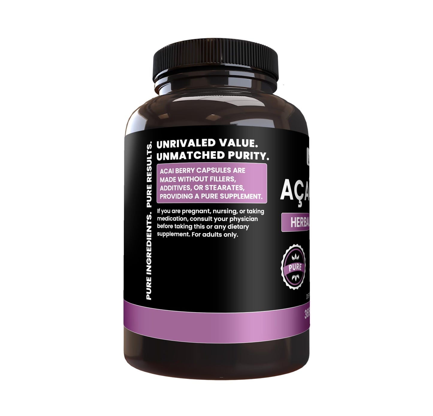 Pure Original Ingredients Acai Berry Extract Capsule 365