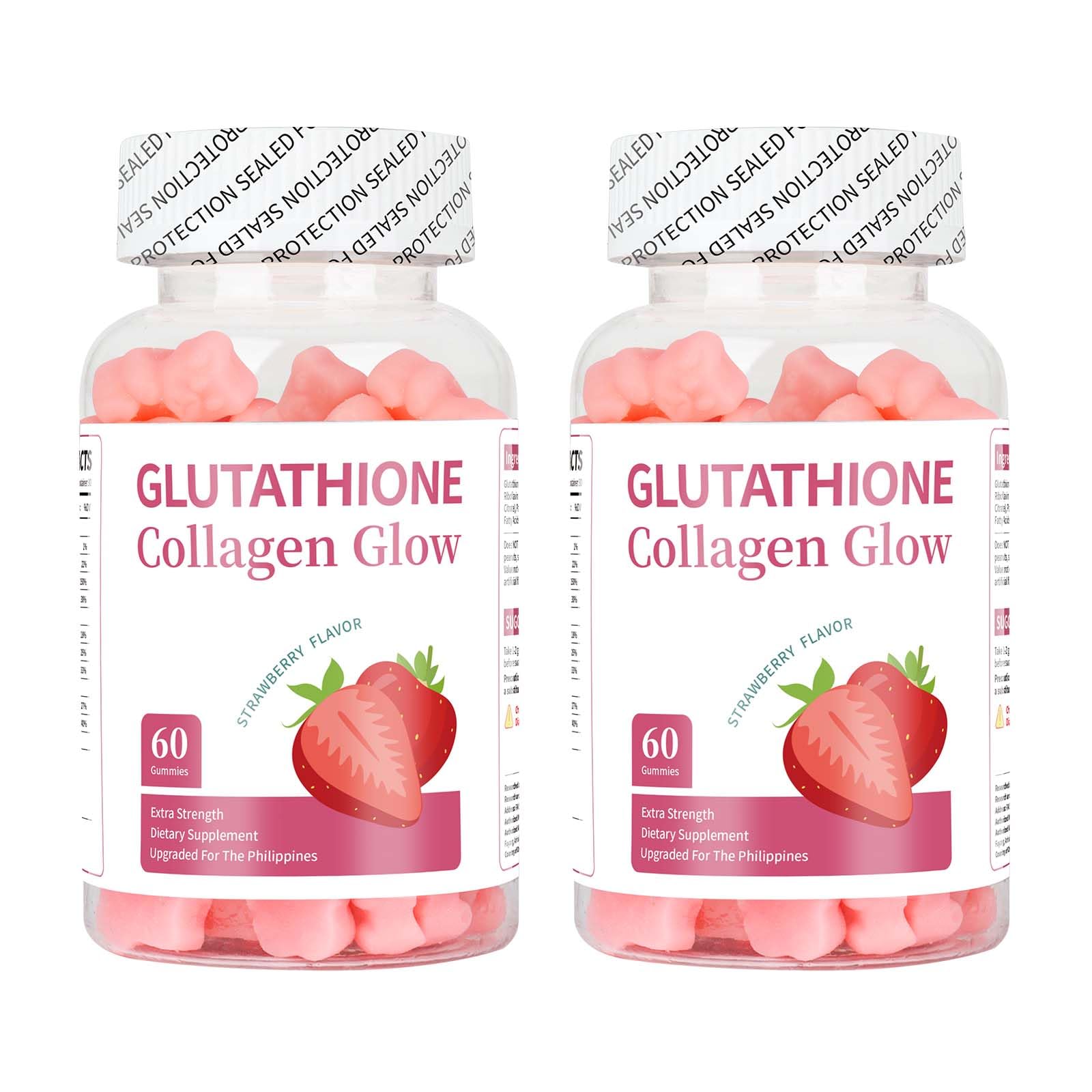 FOODHOO Glutathione Collagen Gummies Chewable 120 Count