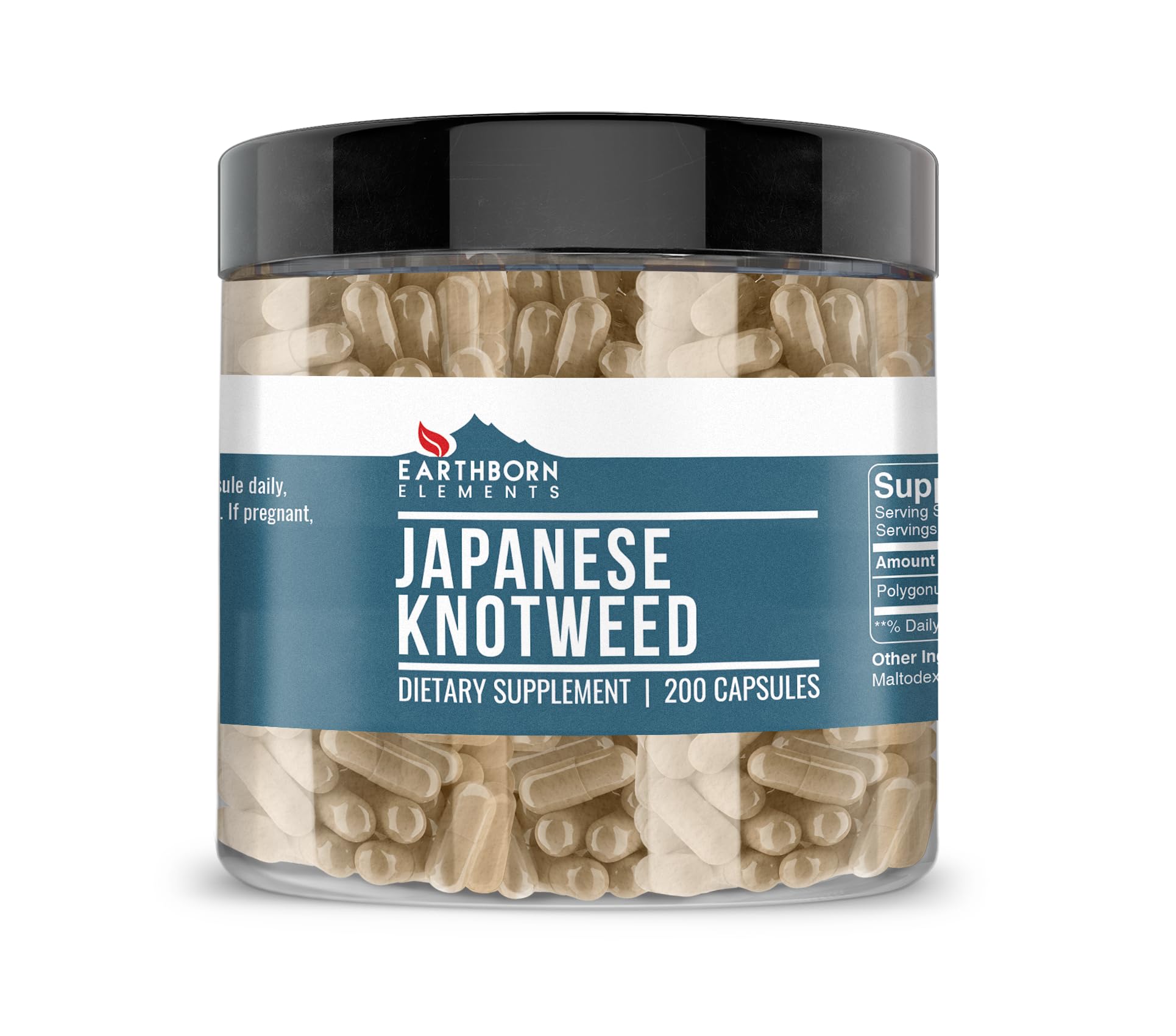 Earthborn Elements Japanese Knotweed Extract Capsules 200