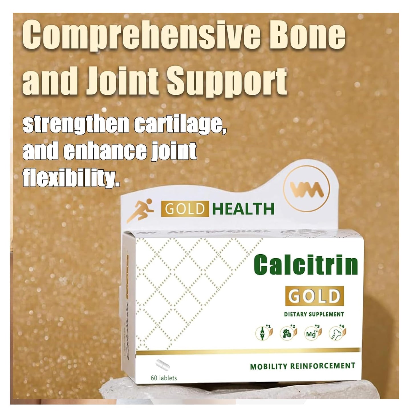 MXZ Calcitrin Gold Dietary Supplement for Mobility Reinforcement Tablet 1 Count