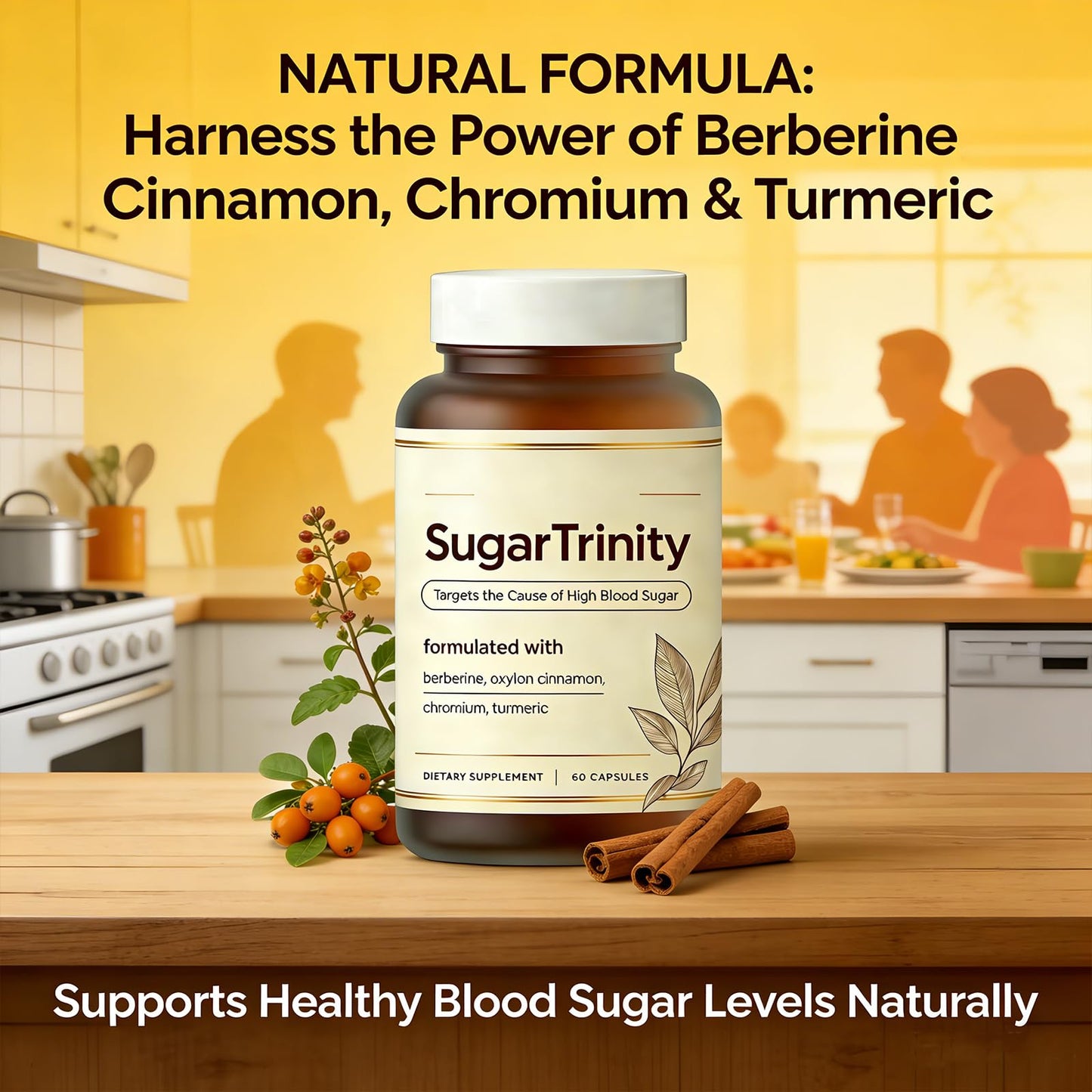 Roreiye SugarTrinity Glucose Support Capsules, 60 Count