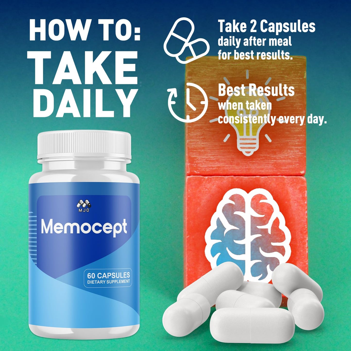 MJO Memocept Capsule 60 Count