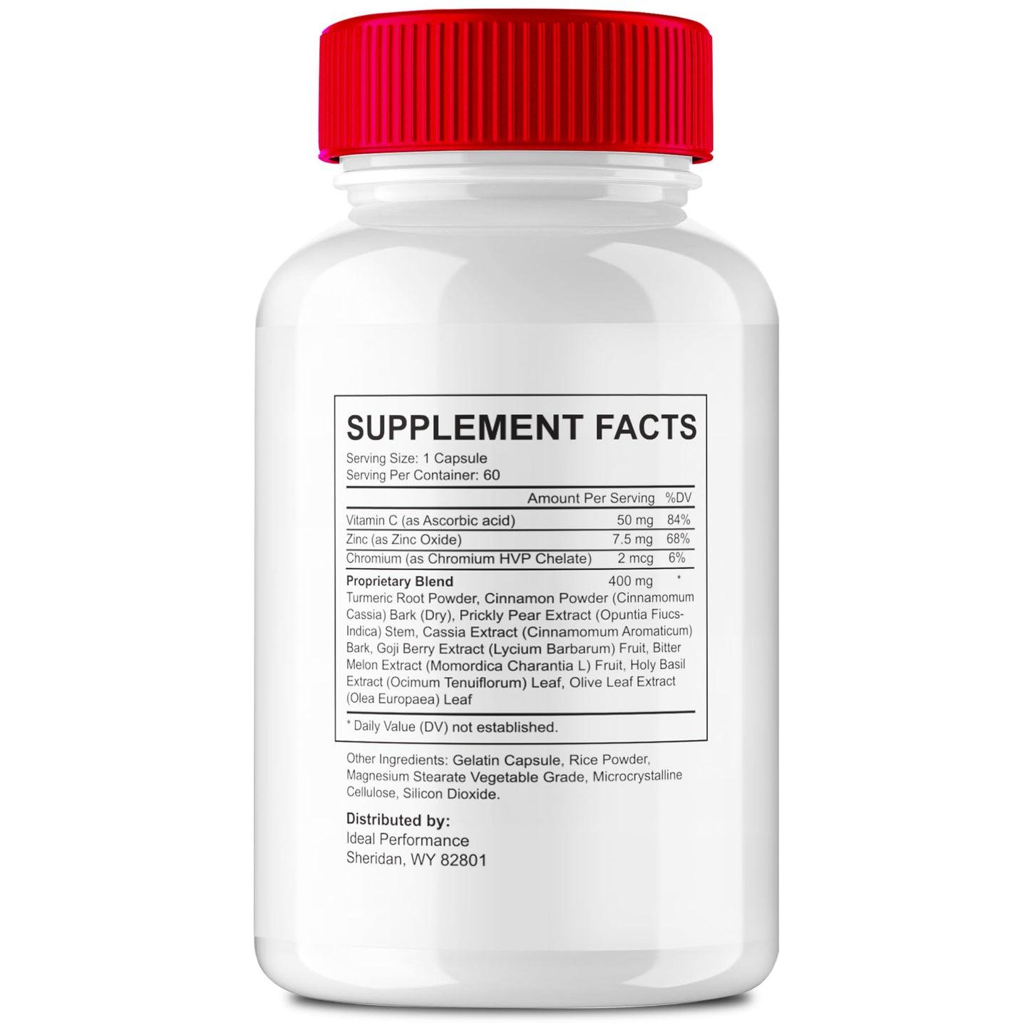 IDEAL PERFORMANCE True Relief Blood Balance Supplement 300 Capsules
