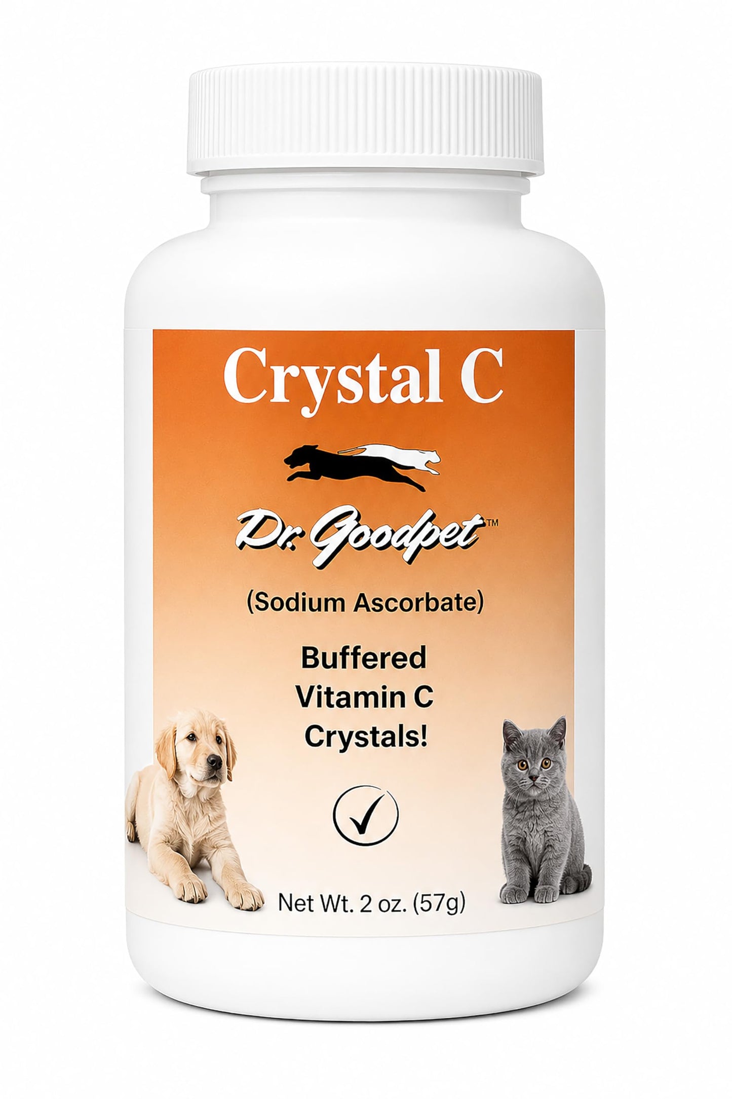 Dr. Goodpet Crystal-C Buffered Vitamin C Powder, 2 oz