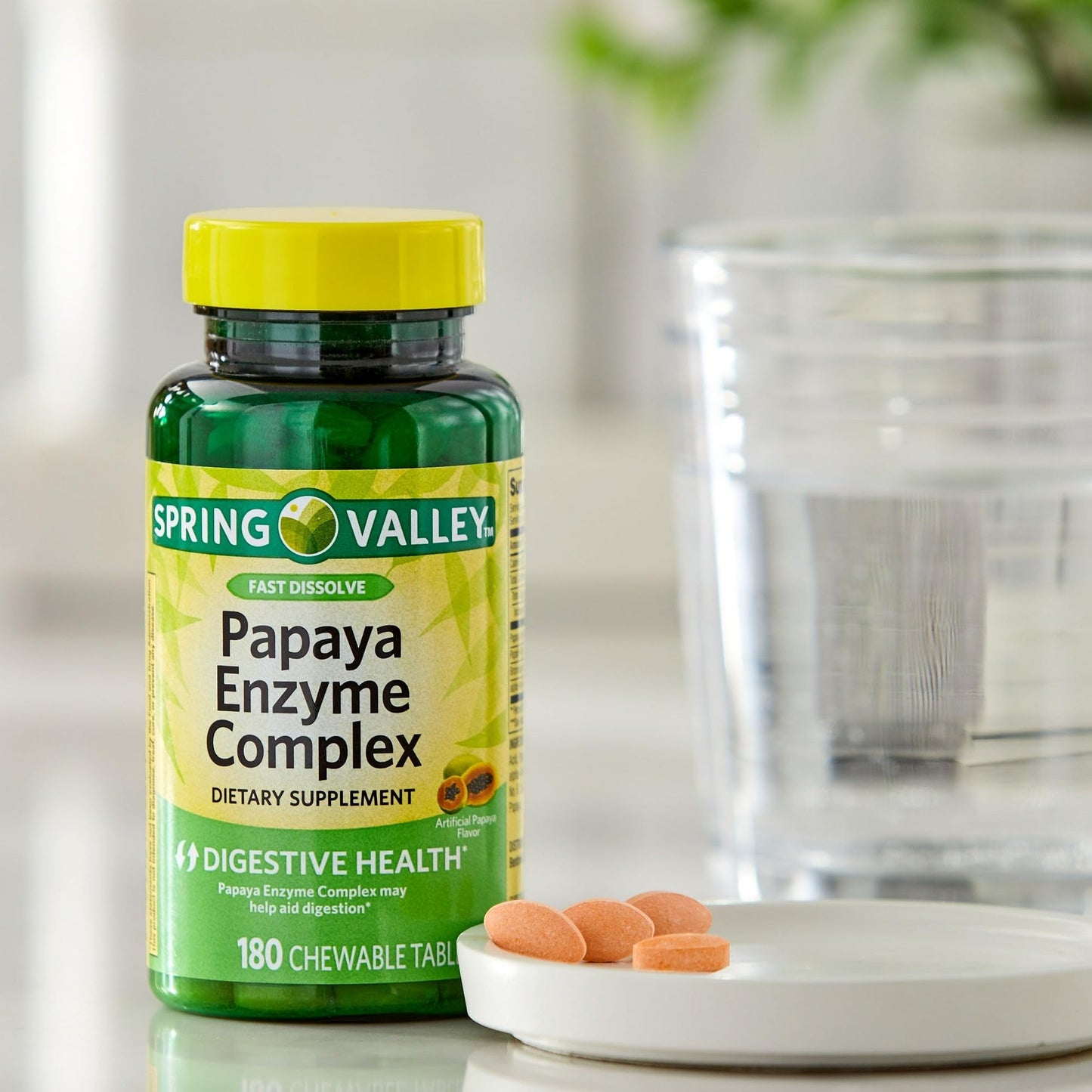 Basket Goods Papaya Enzymes Tablet 180 Count