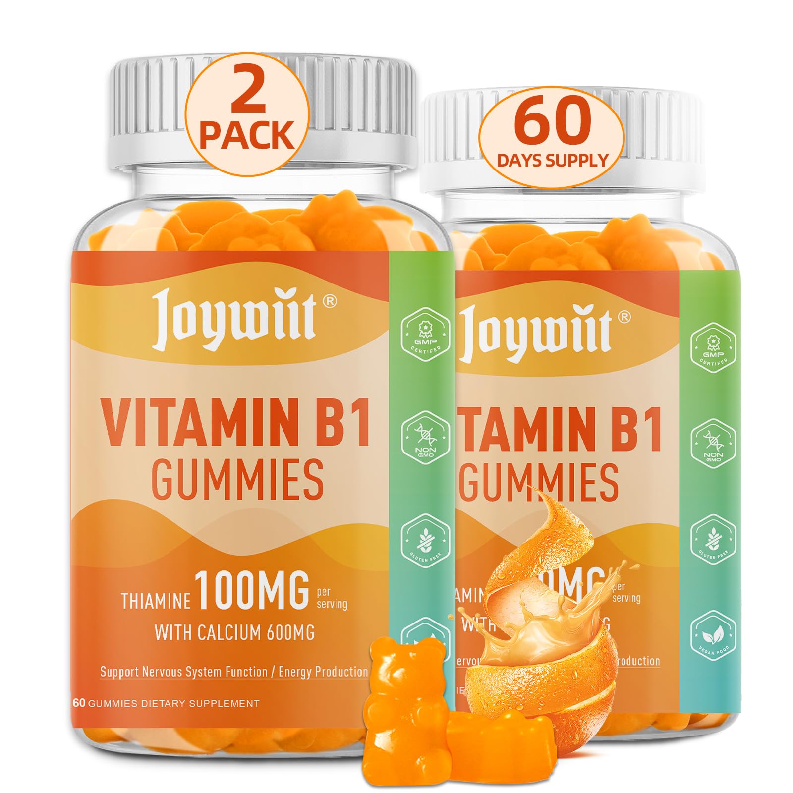 Joywiit Vitamin B1 Gummies 120 Gummies