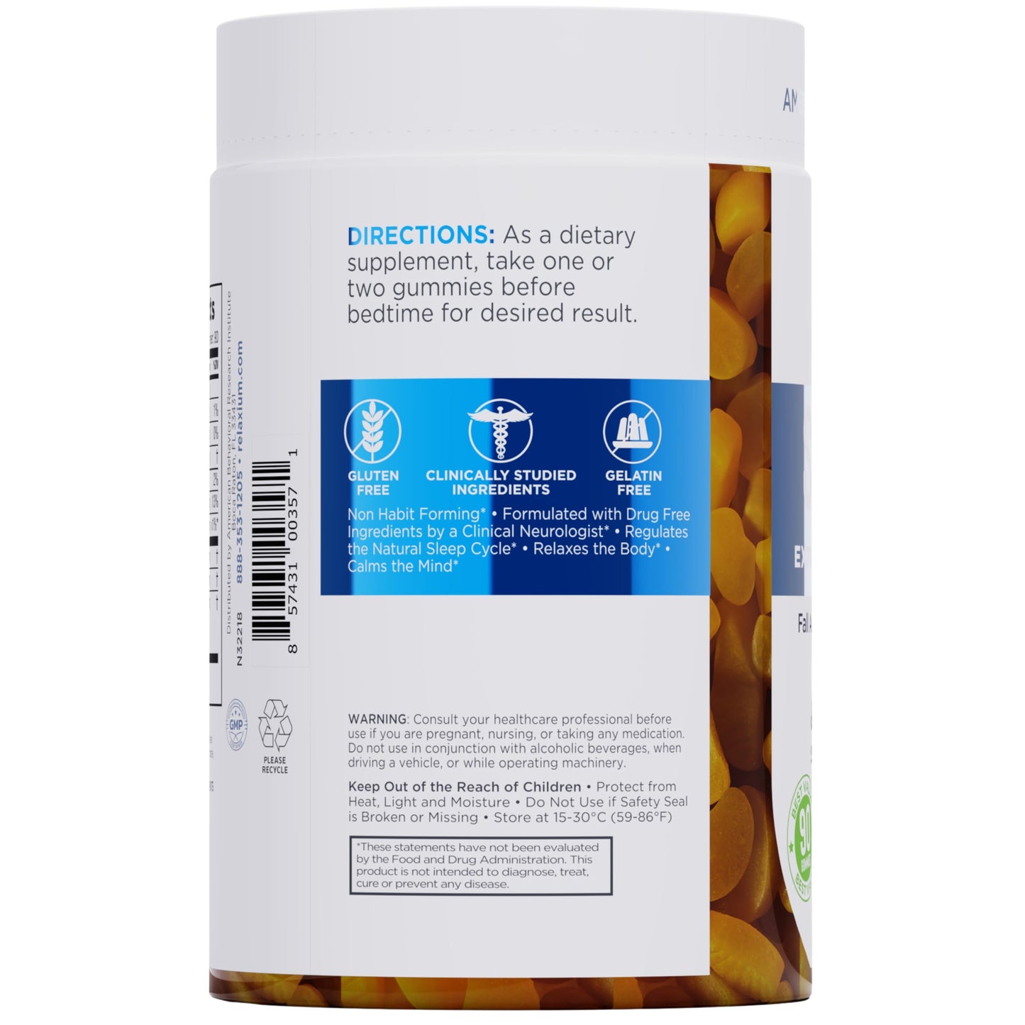 Relaxium SleepQuick Gummies 180 Gummies