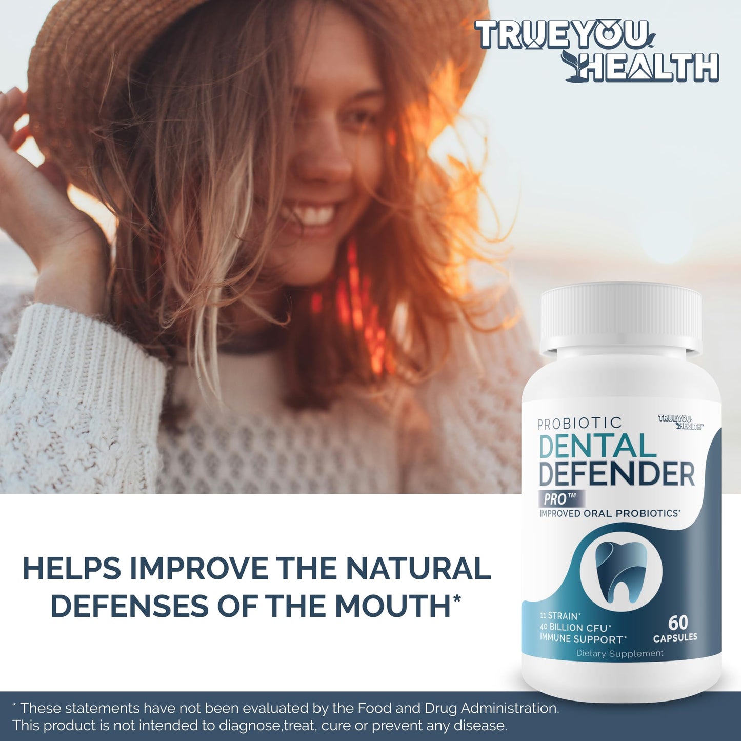 True You Health Probiotic Dental Defender Pro Capsule 60 Count