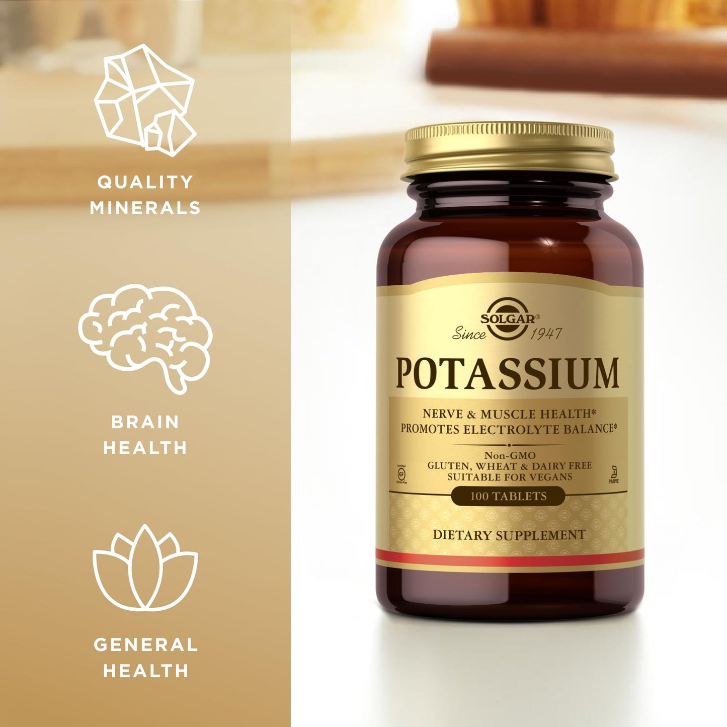 Solgar Potassium Gluconate Tablets 100