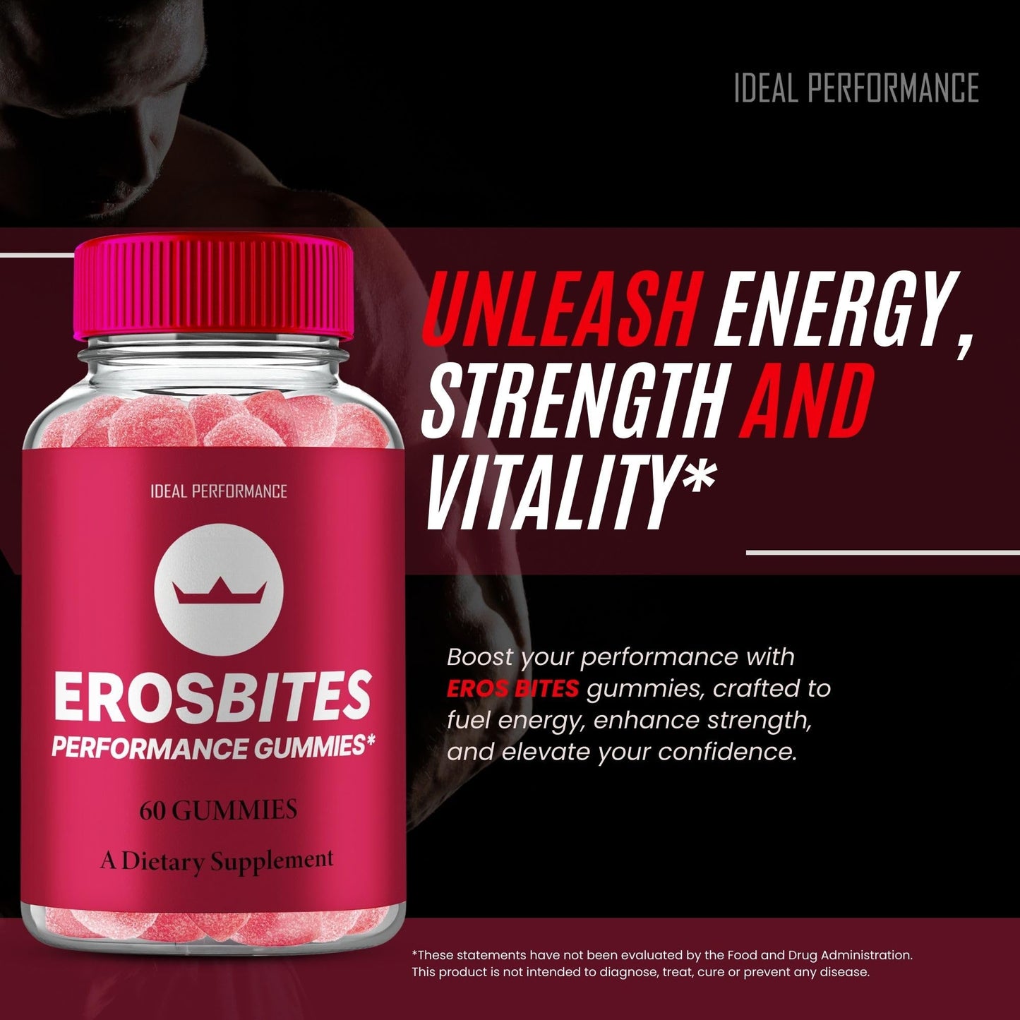 IDEAL PERFORMANCE Eros Bites Gummies 180 Gummies