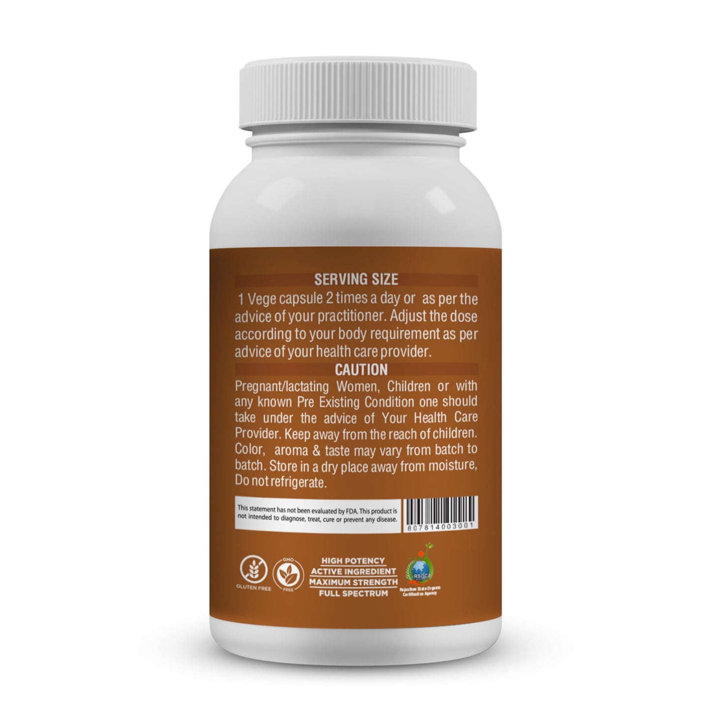 Herbsforever Ceylon Cinnamon Capsules 60 Capsules