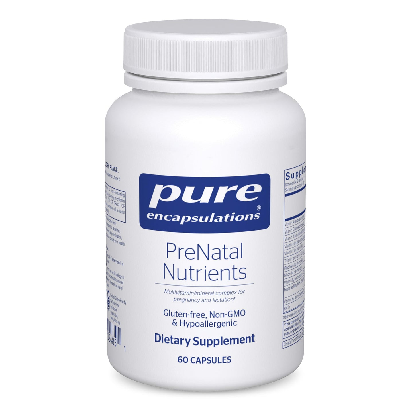 Pure Encapsulations PreNatal Nutrients Capsules 60