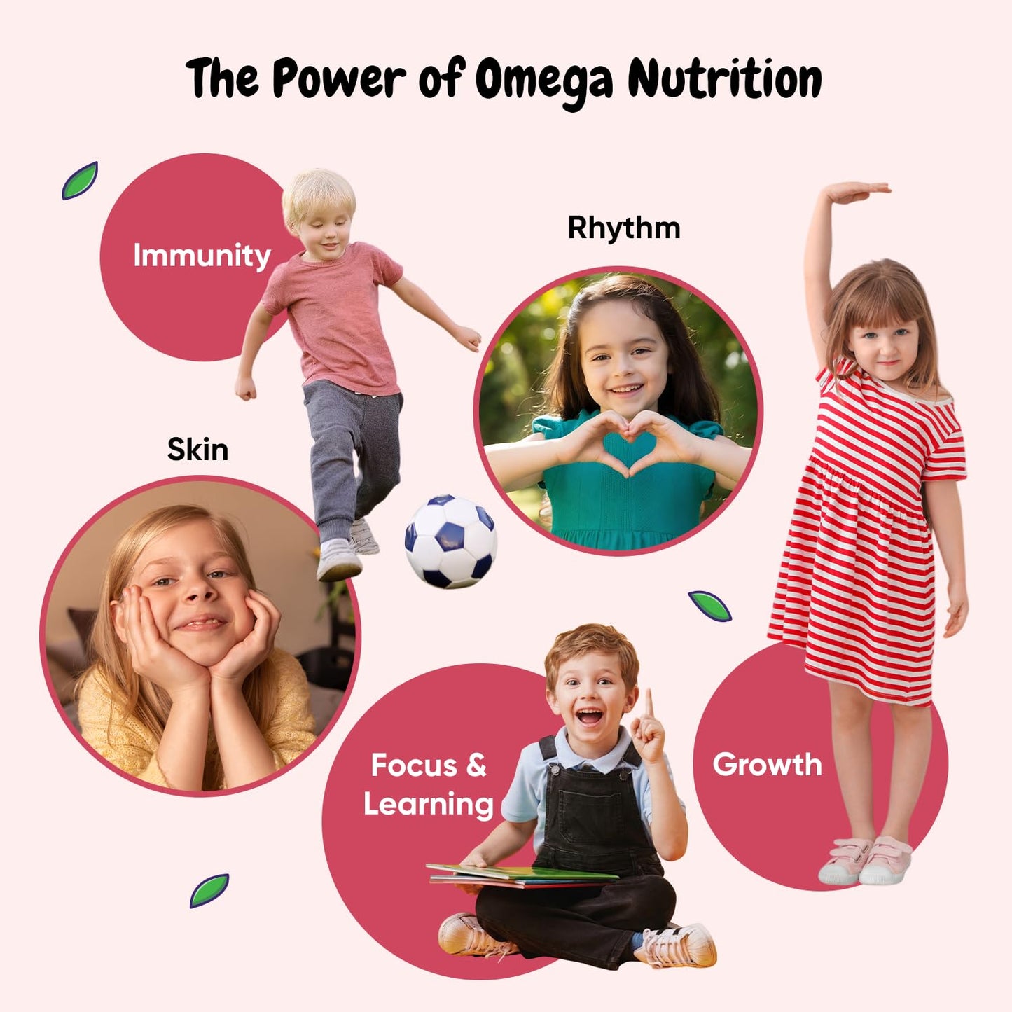 MaxMedix Kids Omega 3 6 9 Gummies, 120 Gummies