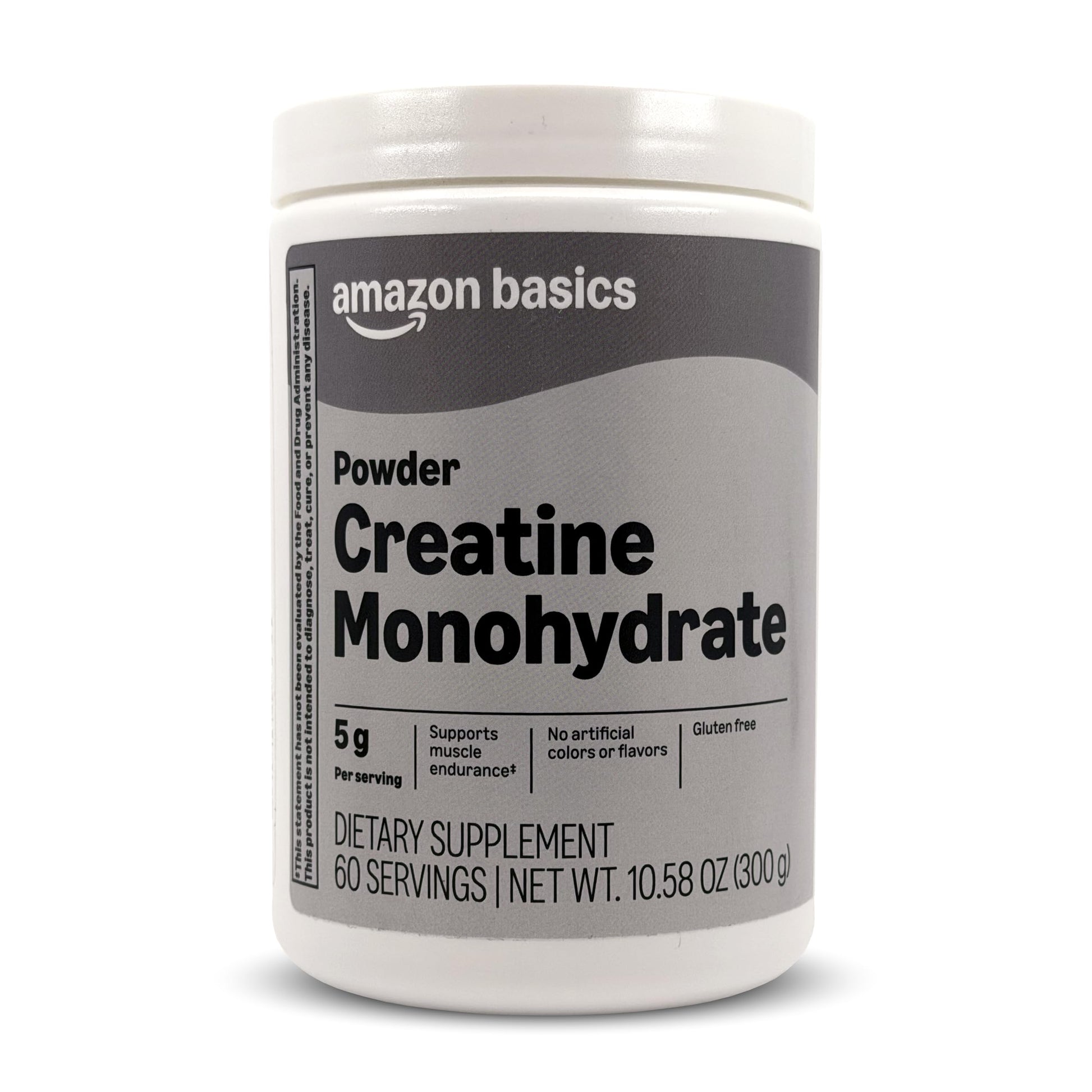 Amazon Basics Creatine Monohydrate Powder, 60 Servings