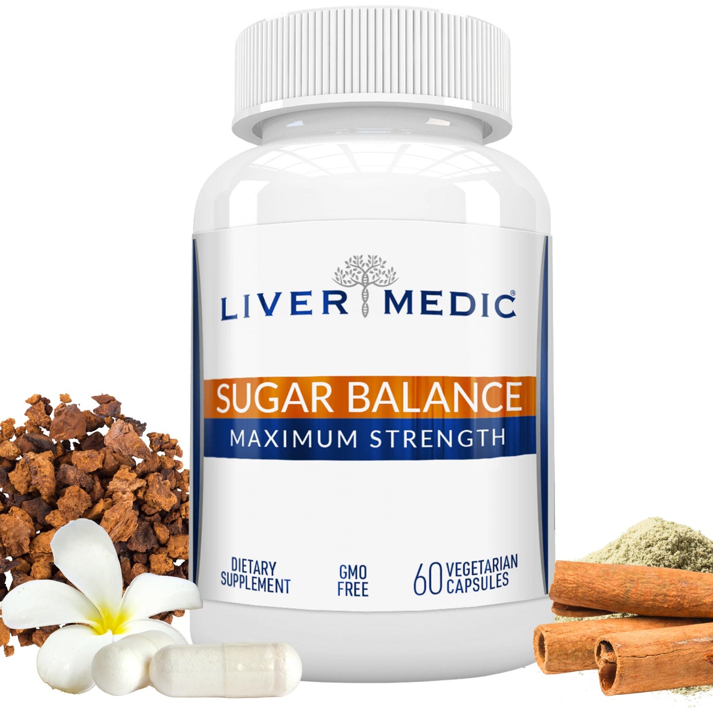 Liver Medic Blood Sugar Complex Capsules, 60 Count