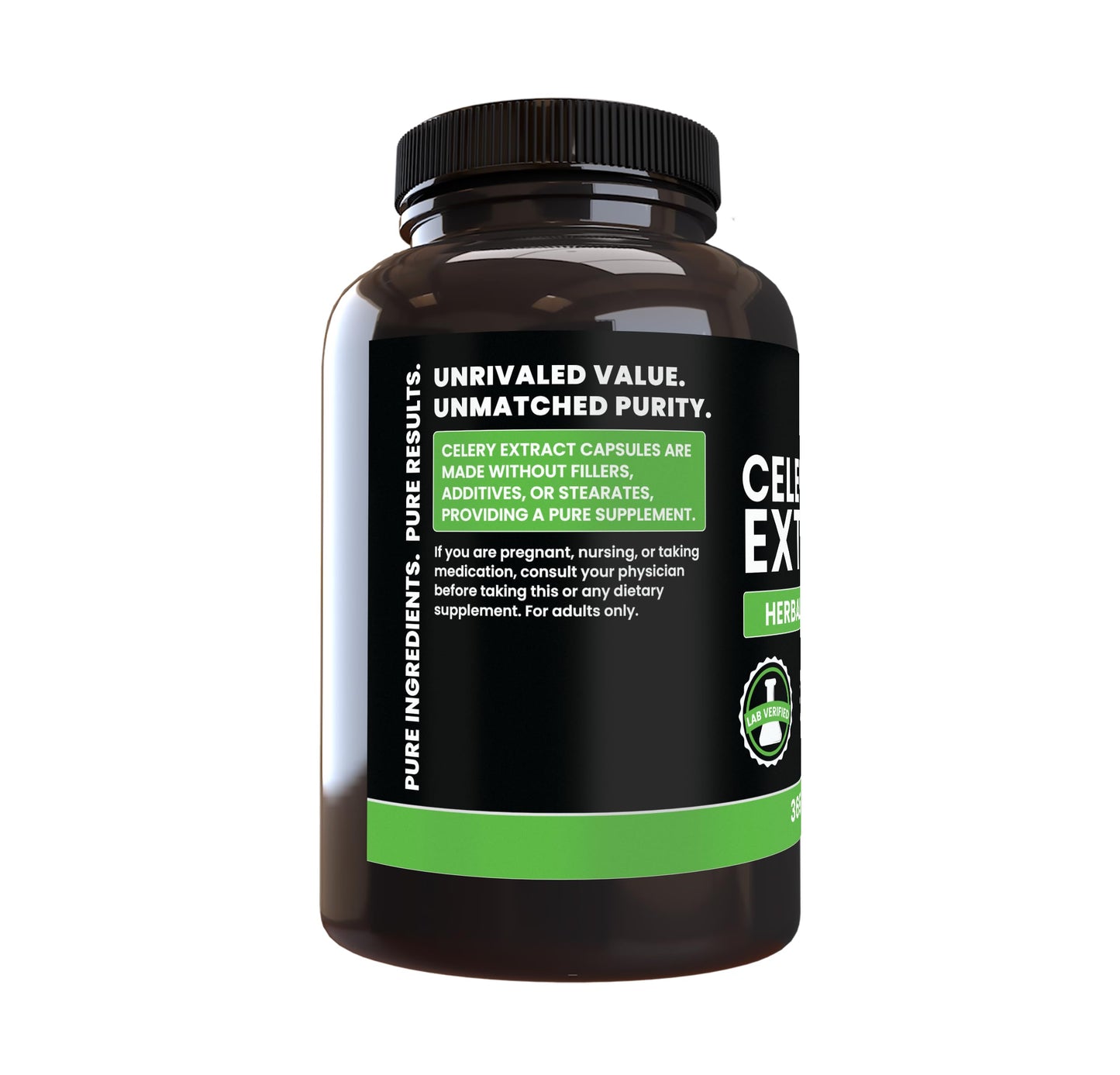 PURE ORIGINAL INGREDIENTS Celery Seed Extract Capsules 365