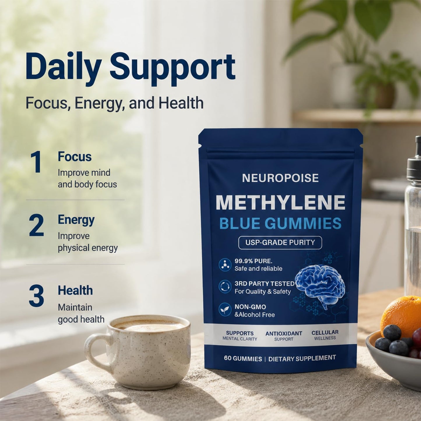 NEUROPOISE Methylene Blue Capsule, 1 Capsule