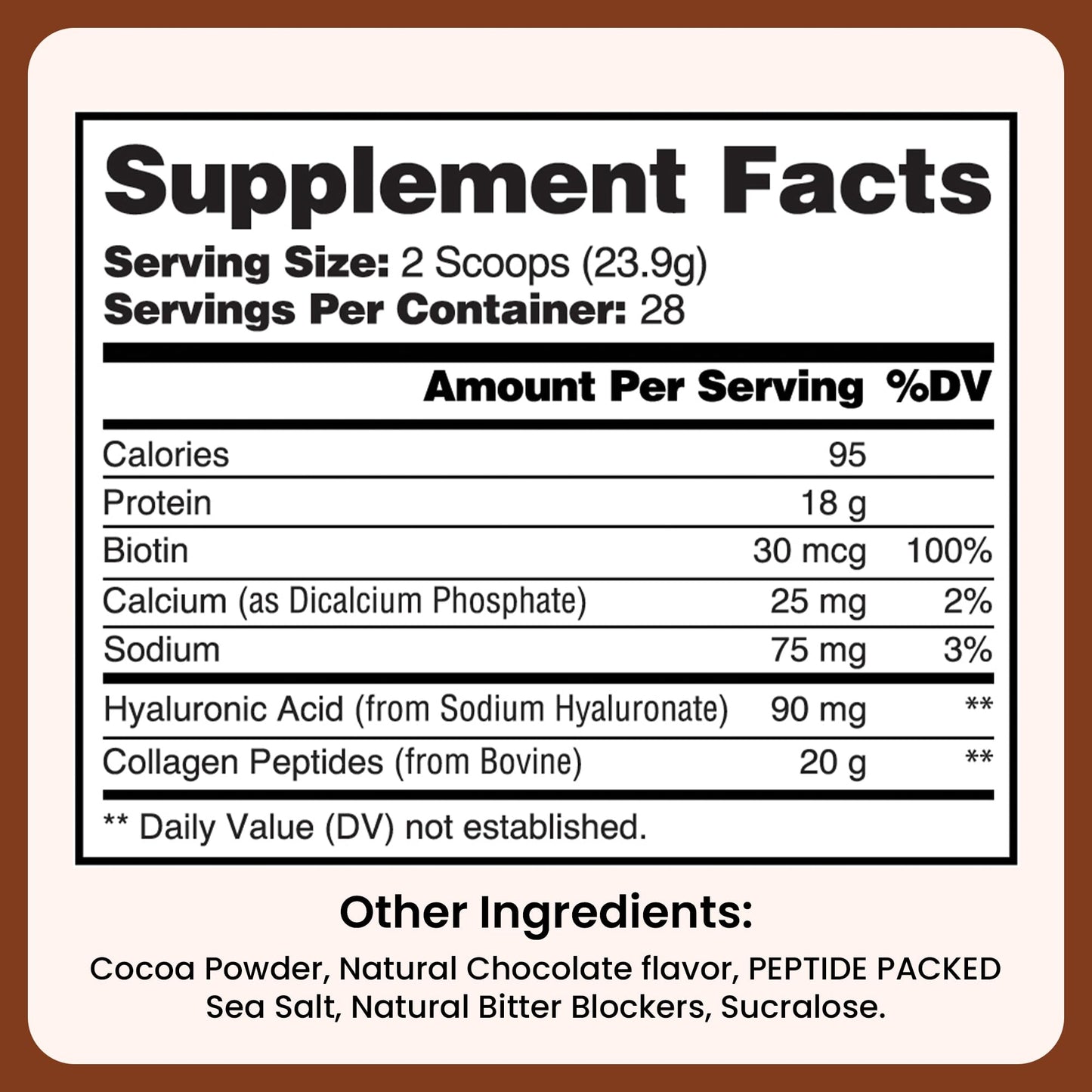 WOUND CAREPLUS Collagen Peptides Chocolate Powder, 19.7534