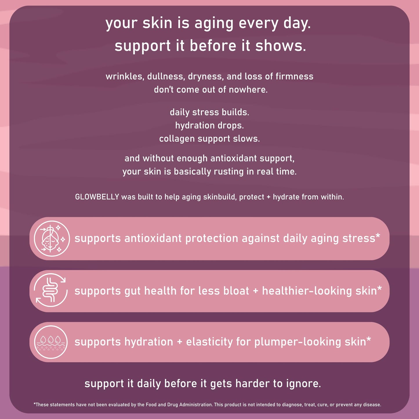 Sunrae Wellness Glowbelly Beauty Supplement with Sea Moss, Astaxanthin, Moringa, & Vitamin C for Glowing Skin, Hydration, Healthy Aging & Gut Health Capsule, 90 Count