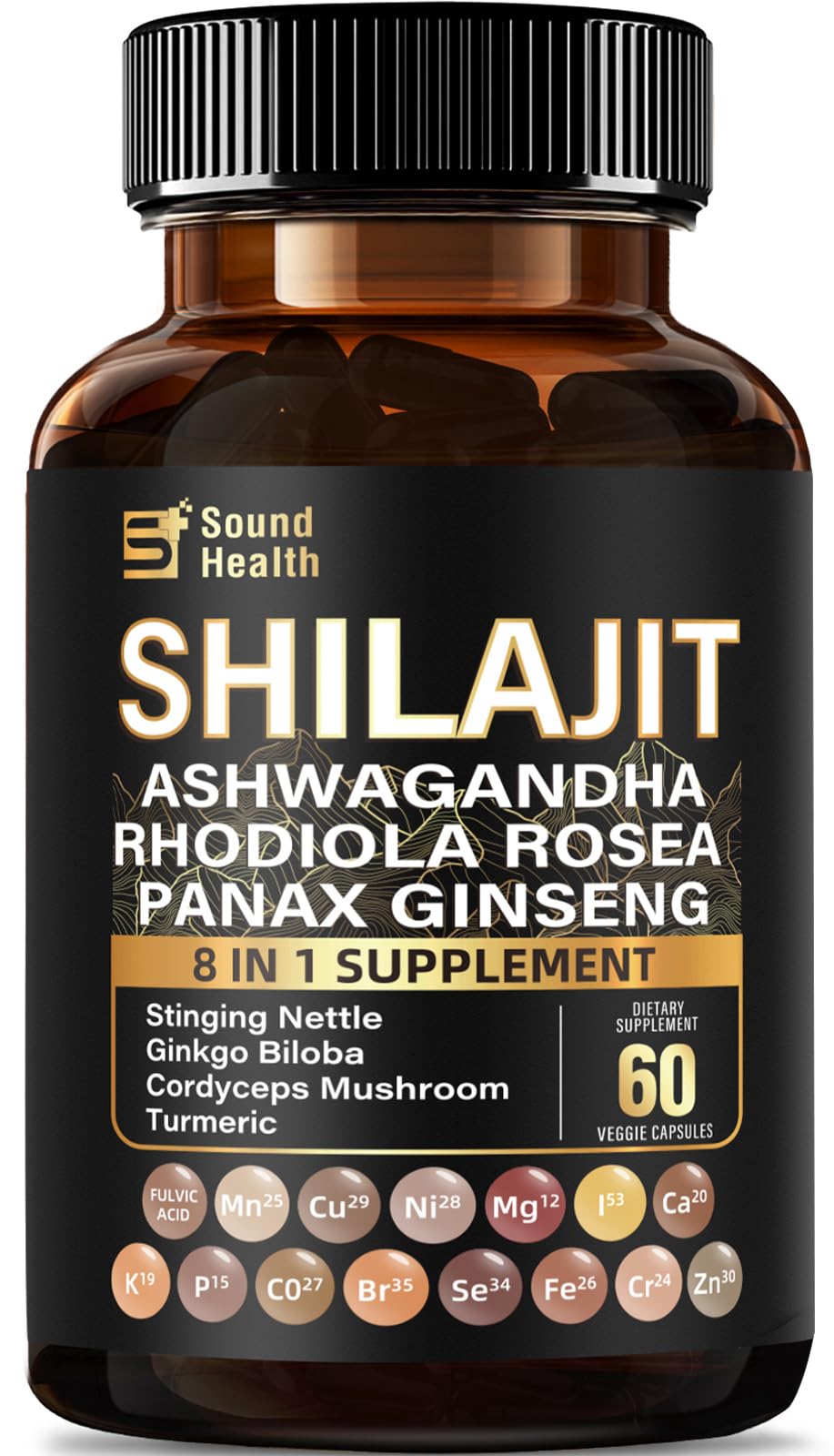 SoundHealth Shilajit Capsule 60 Count