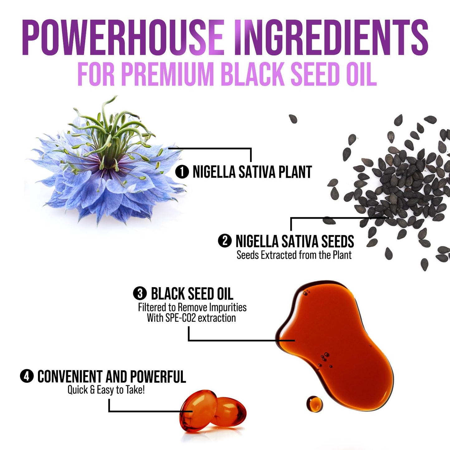 Nature's Strength Black Seed Oil Softgels, 60 Count