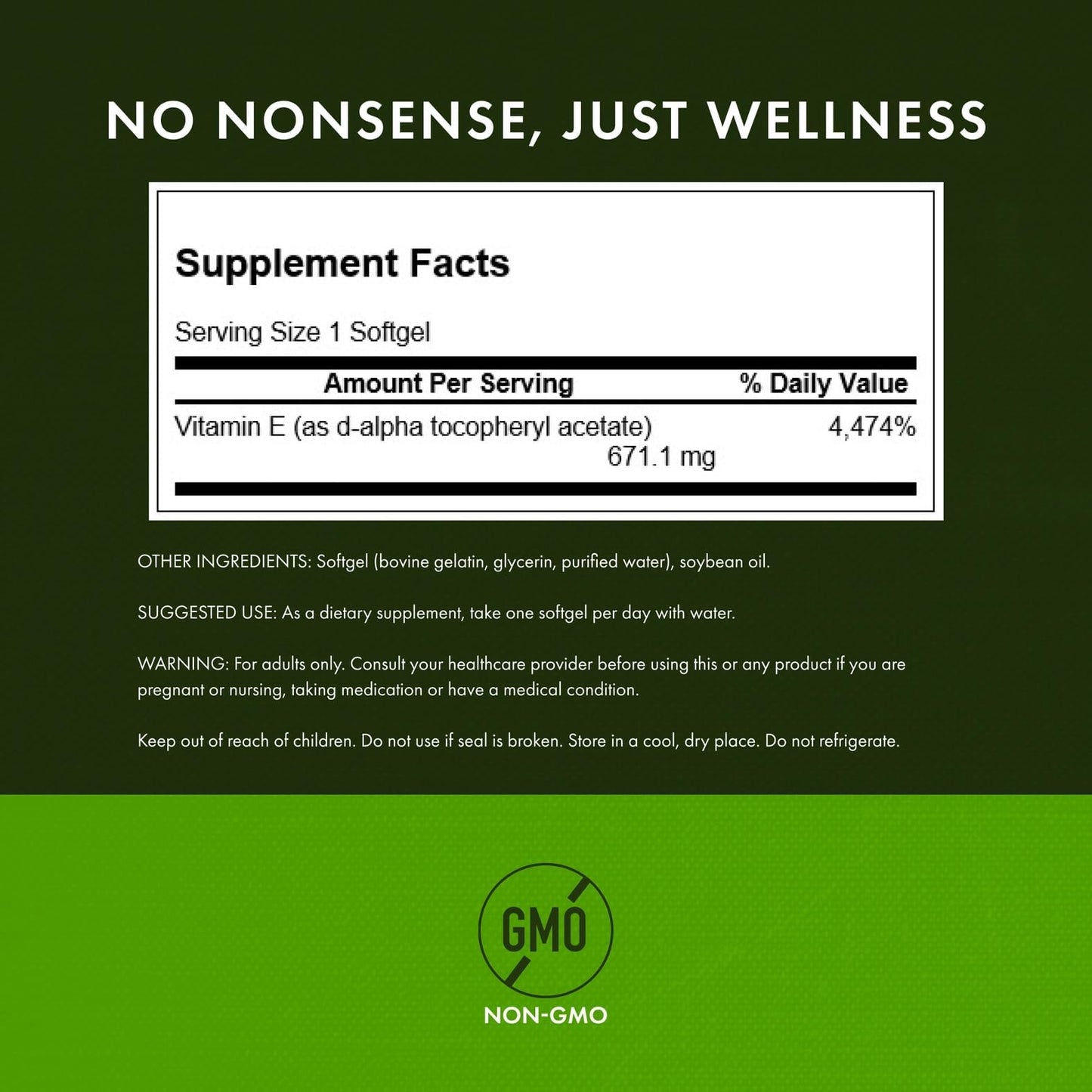 Swanson Natural Vitamin E 1000 Iu Softgels 250 Count