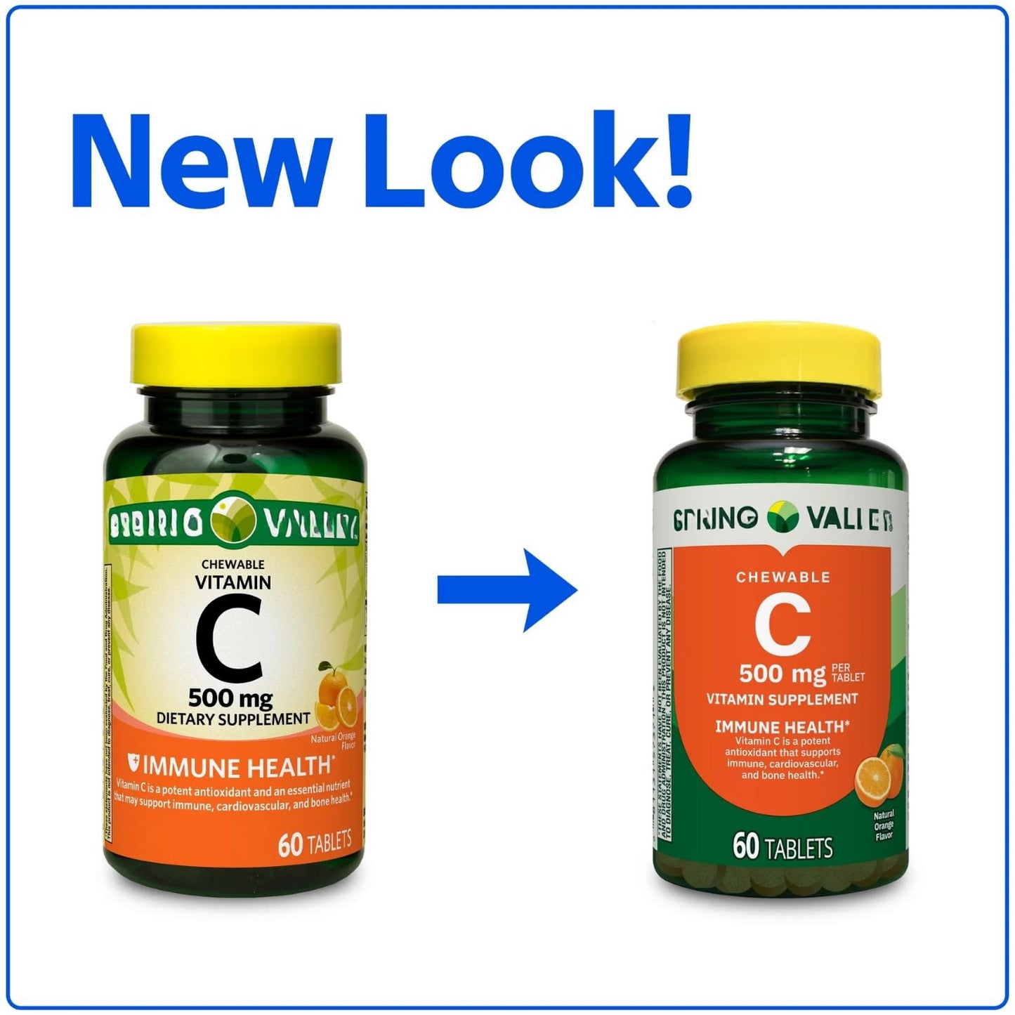 Generic Vitamin C Immune Health Dietary Supplement Tablet, 60 Tablets