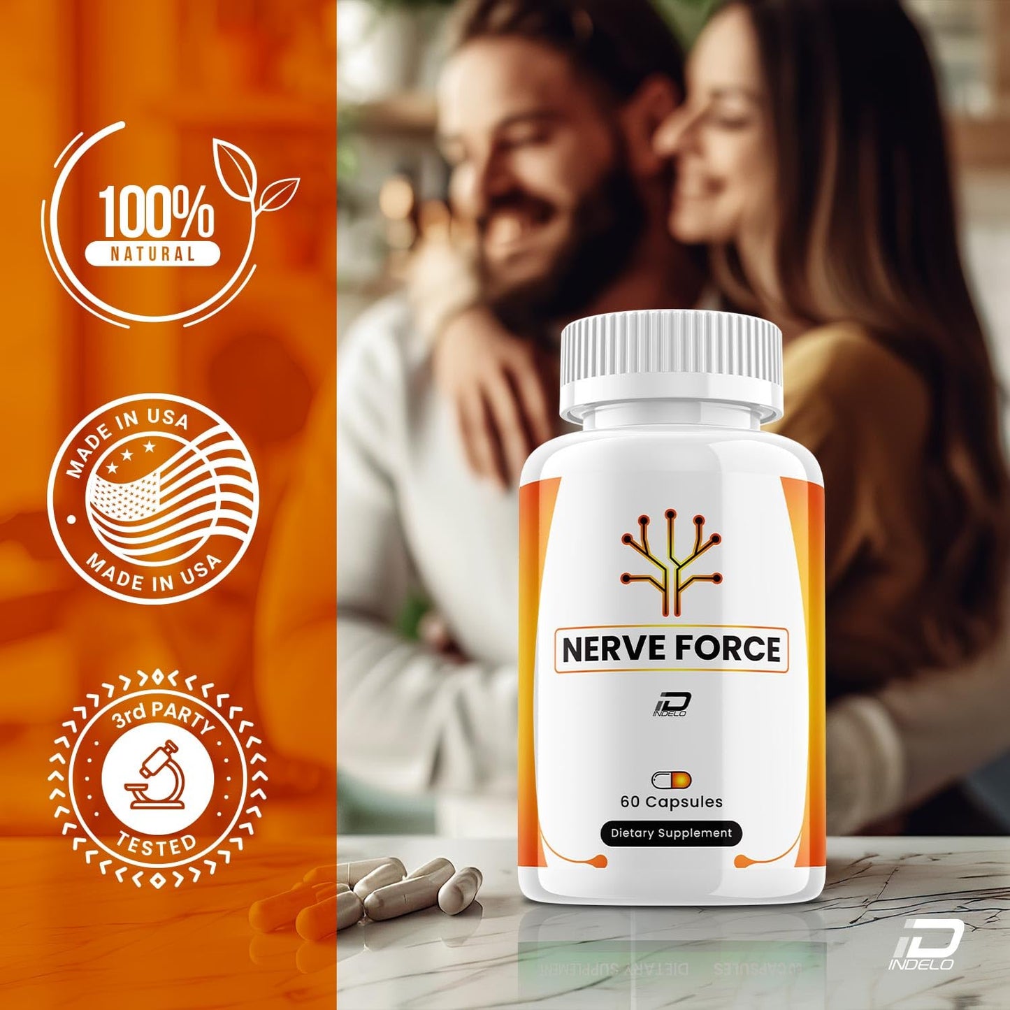Indelo Nerve Force 60 Capsules