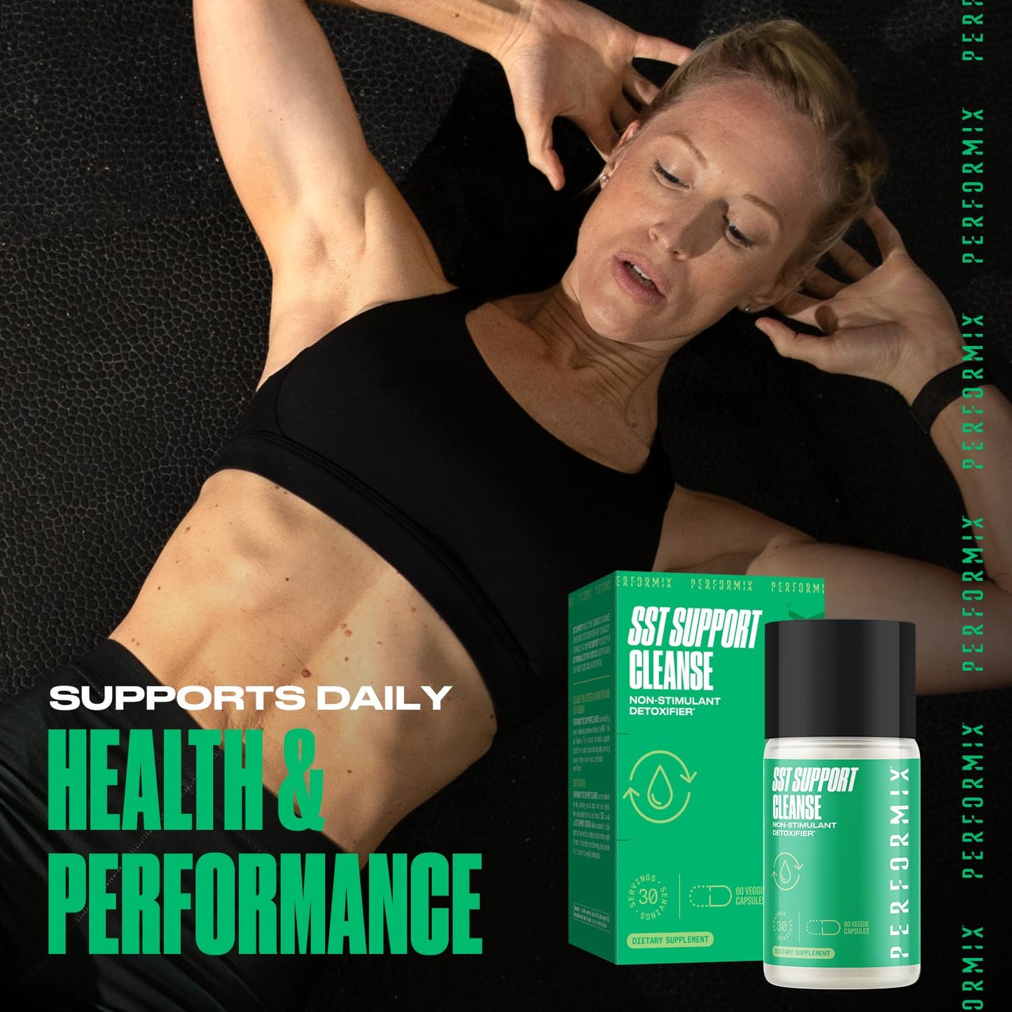 PERFORMIX SST Support Cleanse Non-Stimulant Liver Detox Capsules, 60 Count