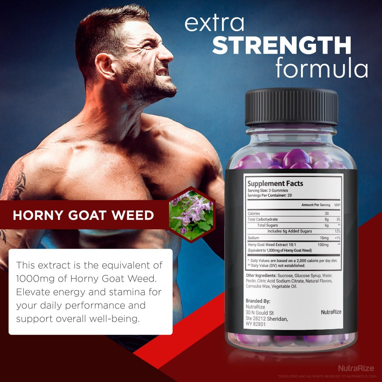 NutraRize VasoManix 180 Gummies