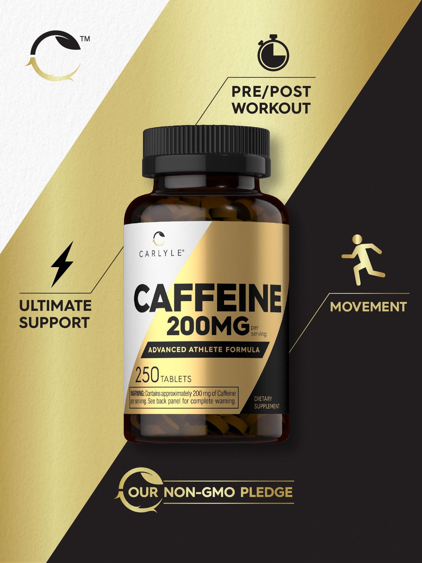 Carlyle Caffeine Pills 200mg Tablets 250