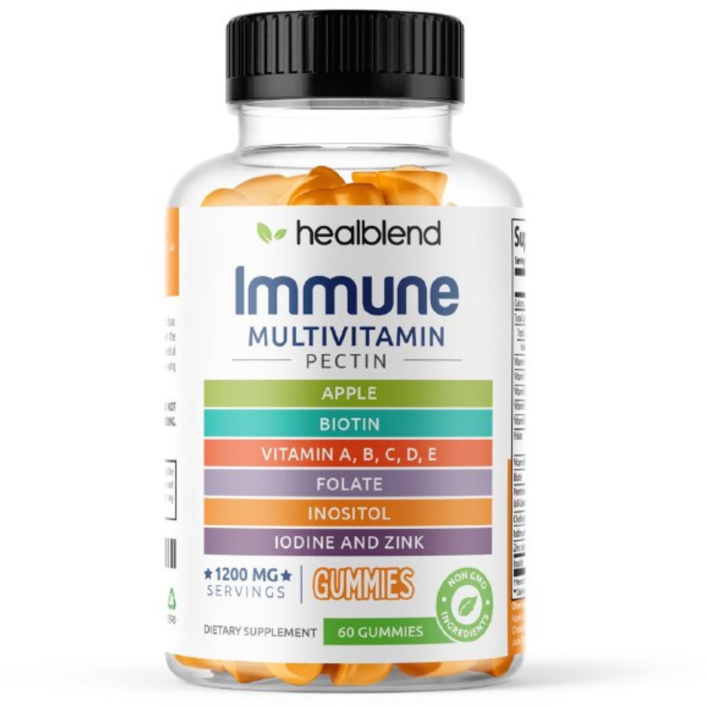 healblend Power-Packed Multivitamin Bear Gummies for Adults, 60 Gummies