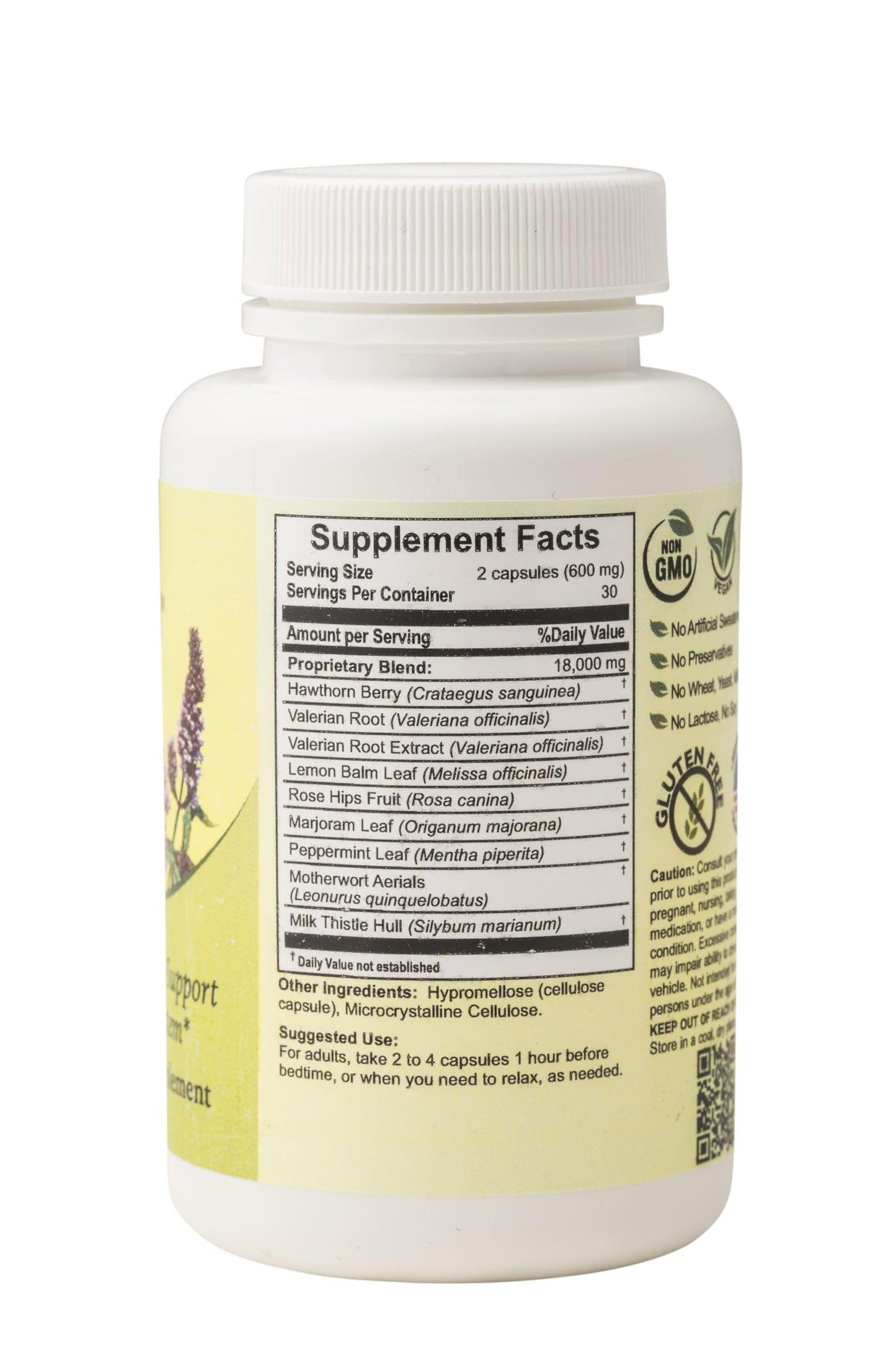 Green Help Calm Aid Capsules, 60 Capsules