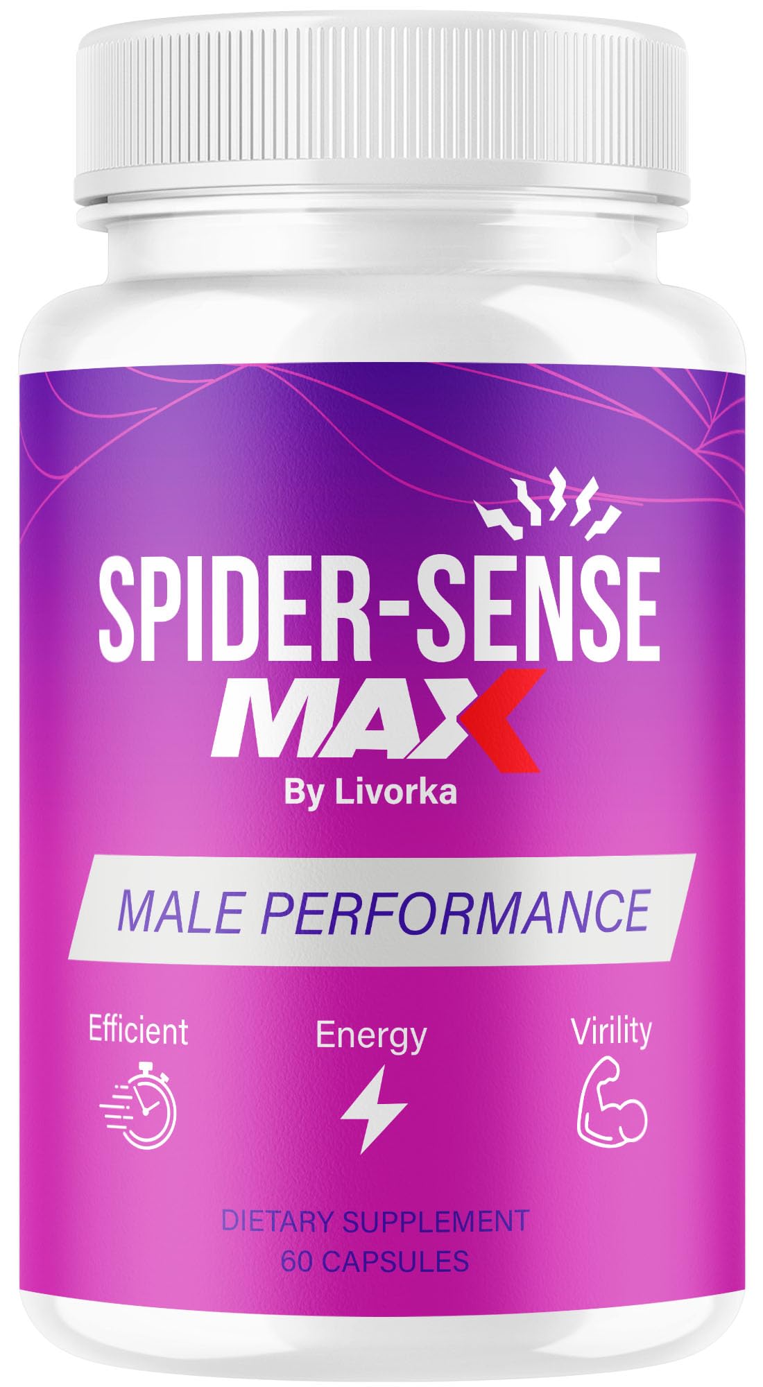 LIVORKA Spider Sense Max Capsules for Men 60 Count