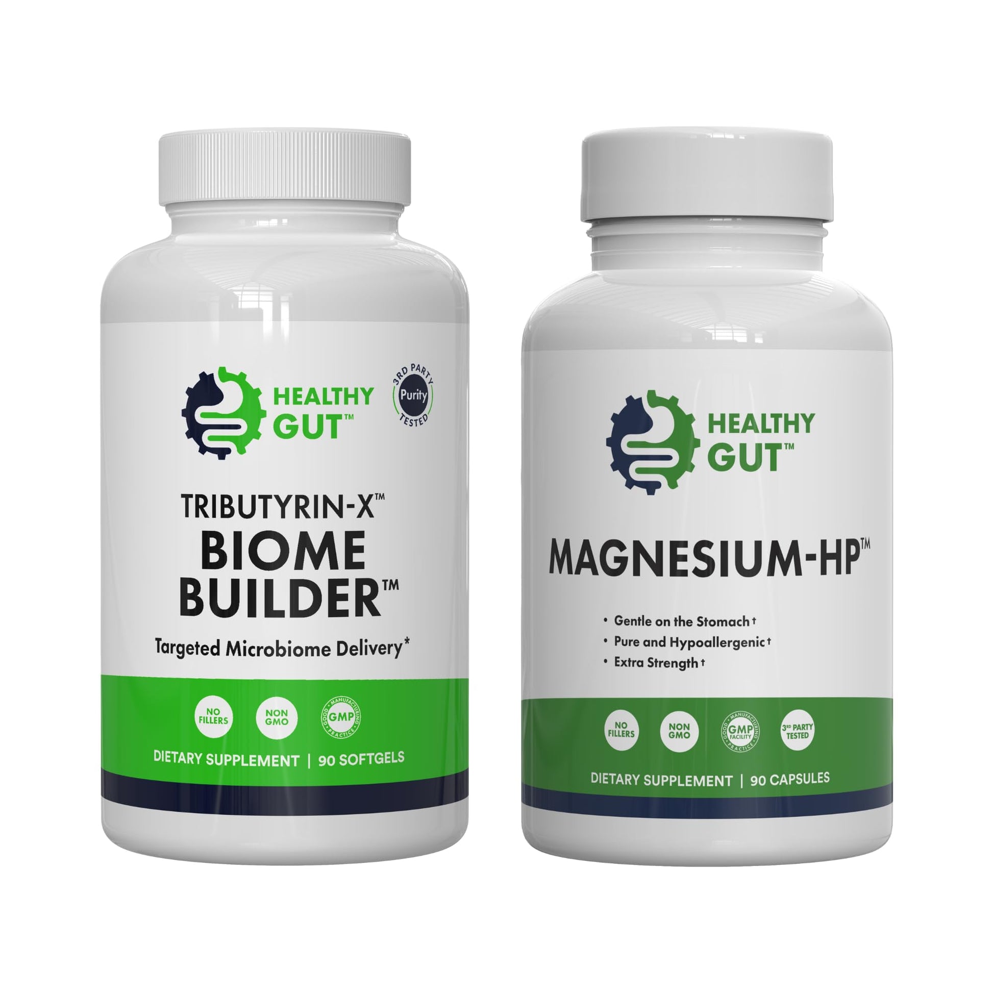 Healthy Gut Tributyrin-X Biome Builder & Magnesium-HP, 180 Capsules