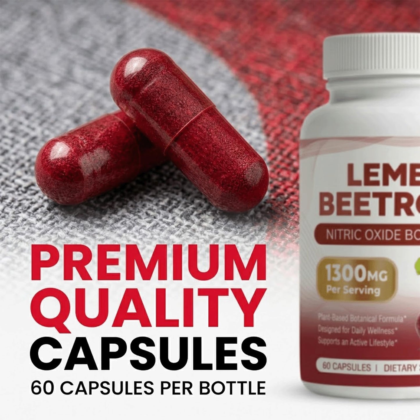 LEMELI BEETROOT Beetroot Capsules, 60 Capsules