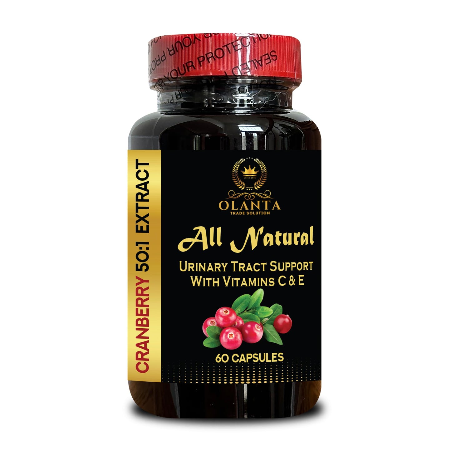 OLANTA TRADE SOLUTION Cranberry Extract Concentrated Capsules 60 Capsules
